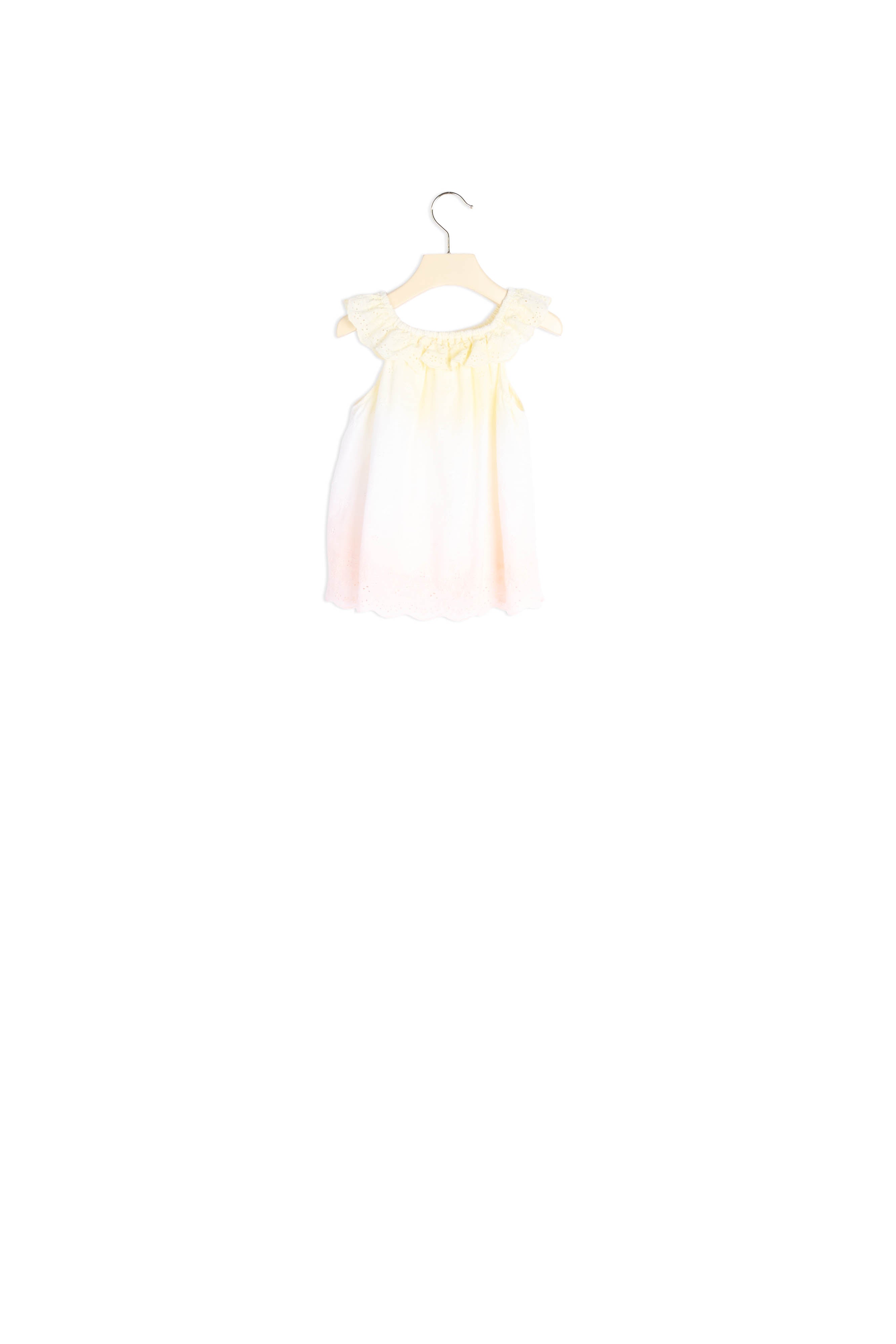 Blouse brodée dip dye - Bonpoint vintage
