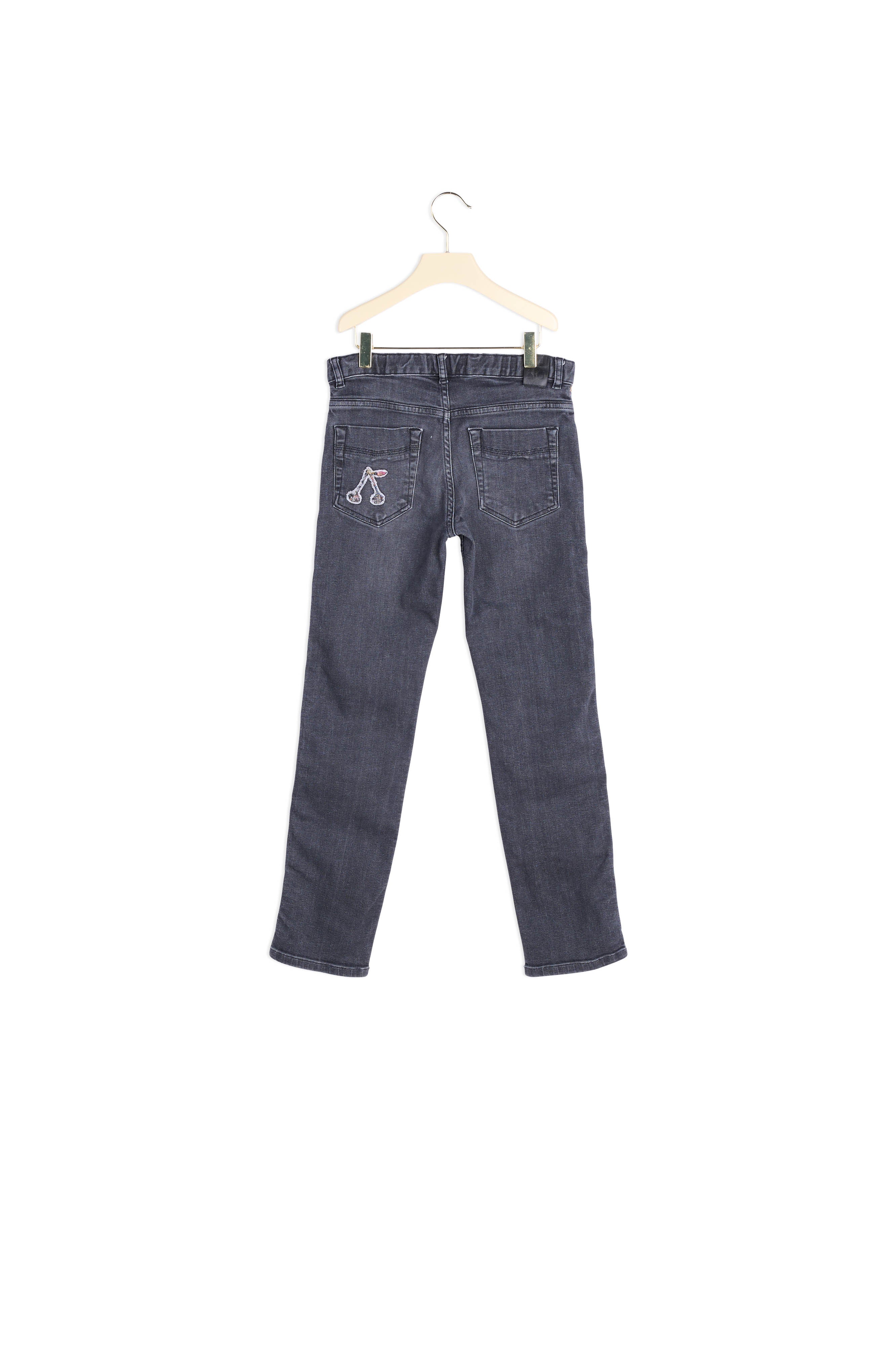 Pantalon denim et tissu Liberty - Bonpoint vintage