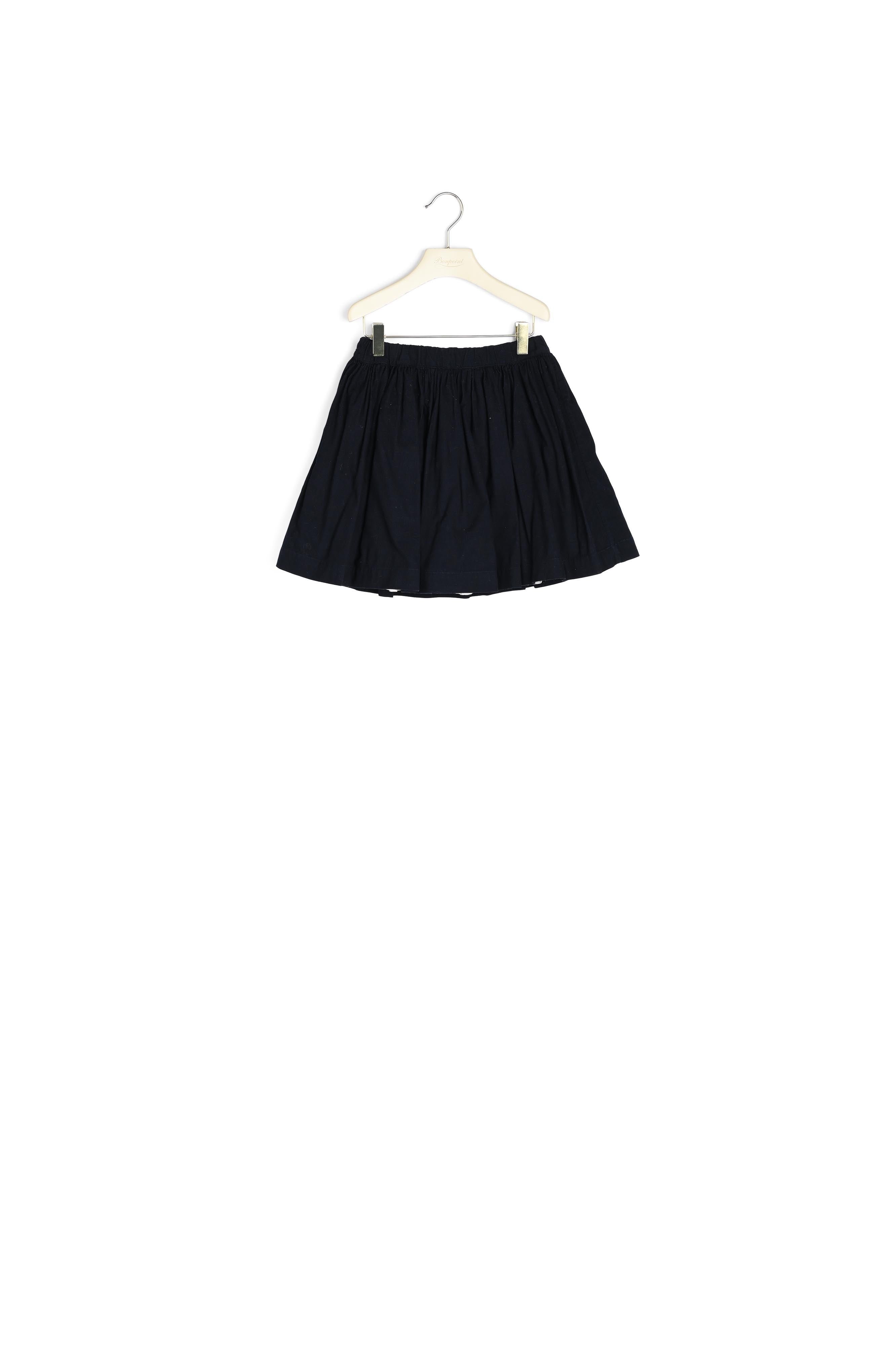 Jupe courte ample fille en velours milleplumes - Bonpoint vintage