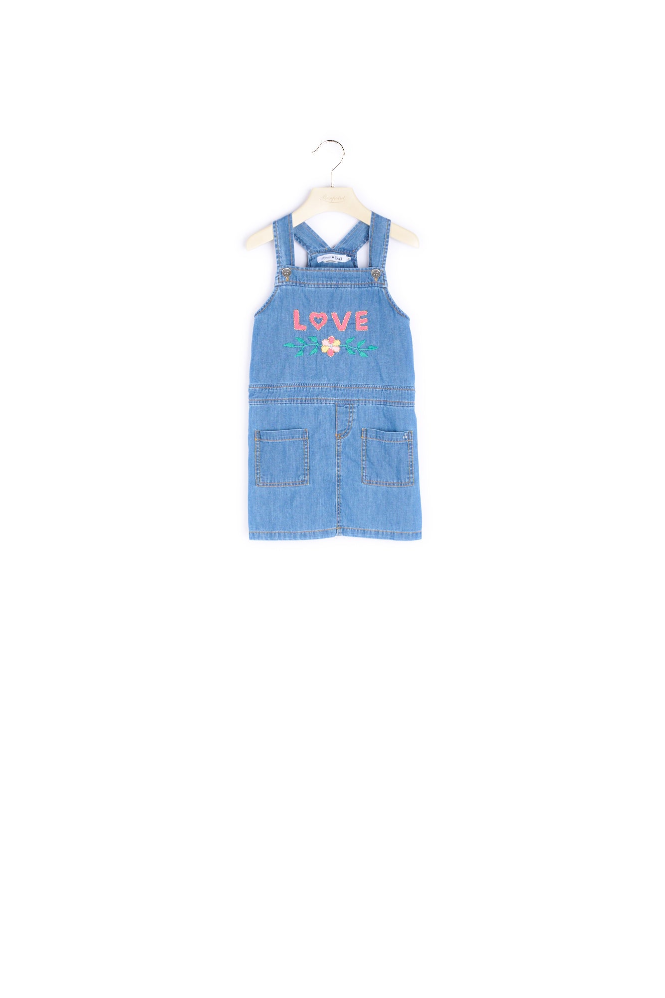 Robe en denim fille - Bonpoint vintage