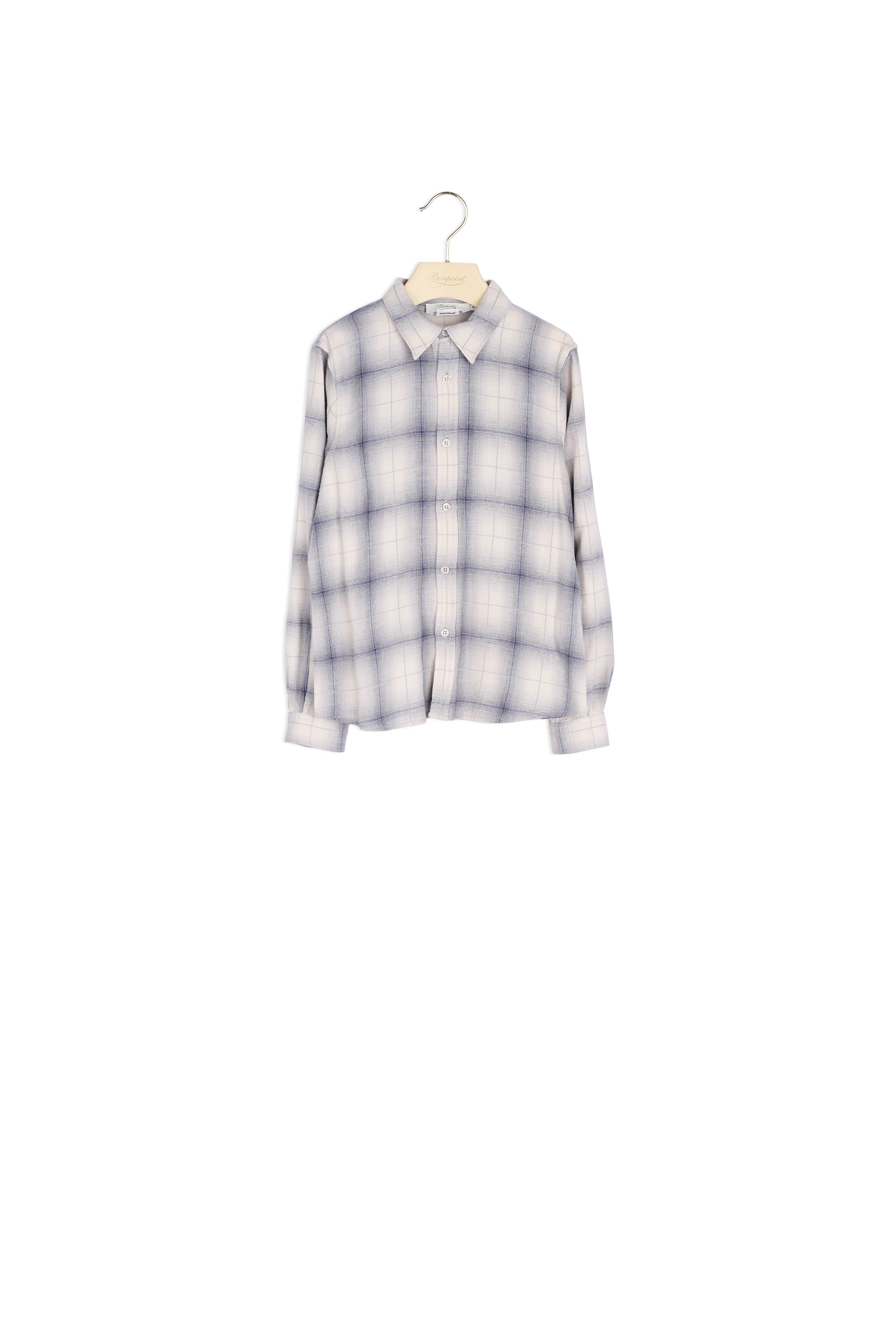 Chemise à carreaux écossais - Bonpoint vintage