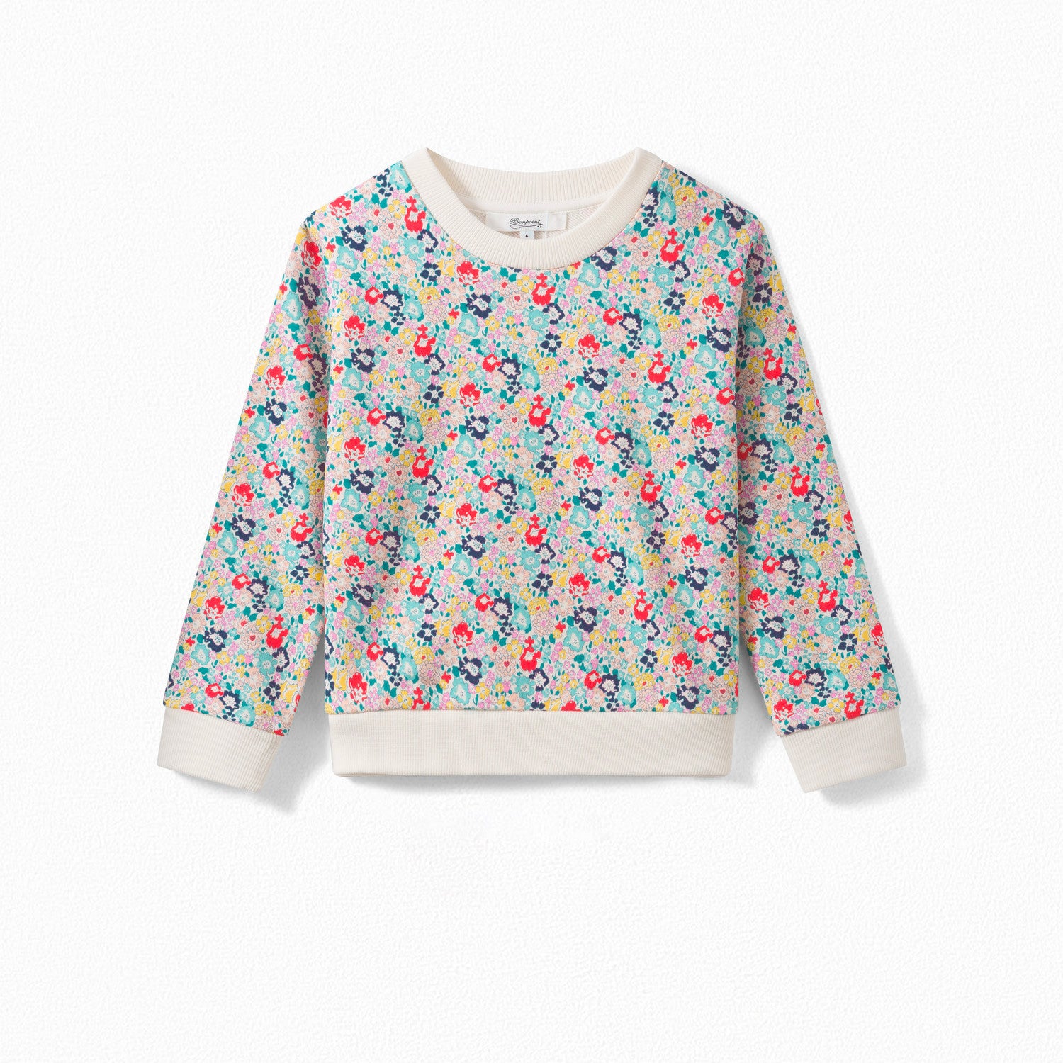 Sweatshirt en tissu Liberty fille - Bonpoint vintage