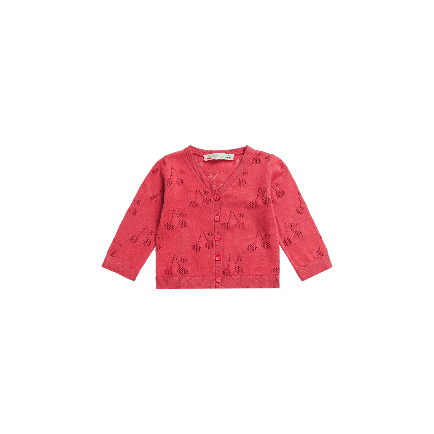 Cardigan ajouré fille - Bonpoint vintage