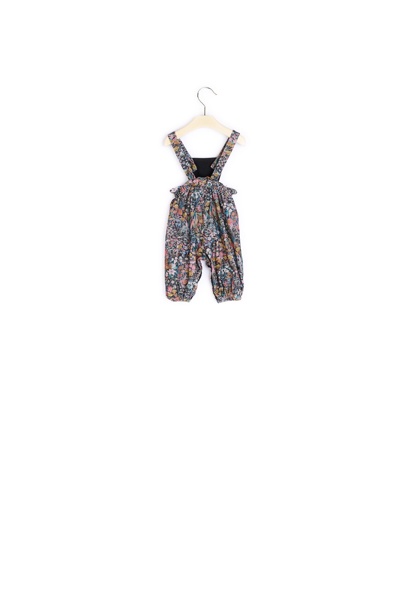 Salopette en tissu Liberty velours - Bonpoint vintage