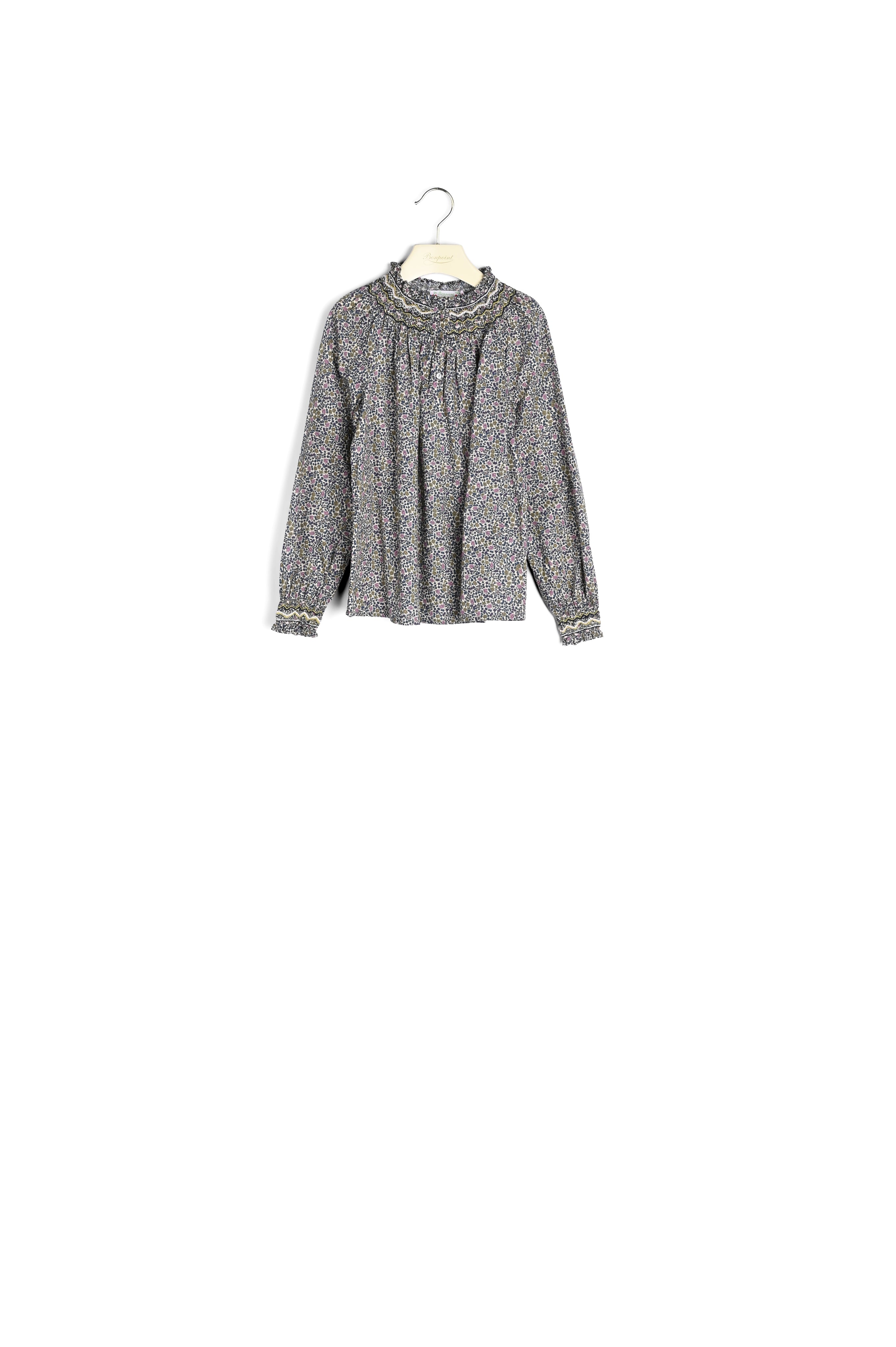 Blouse smockée Pétale - Bonpoint vintage