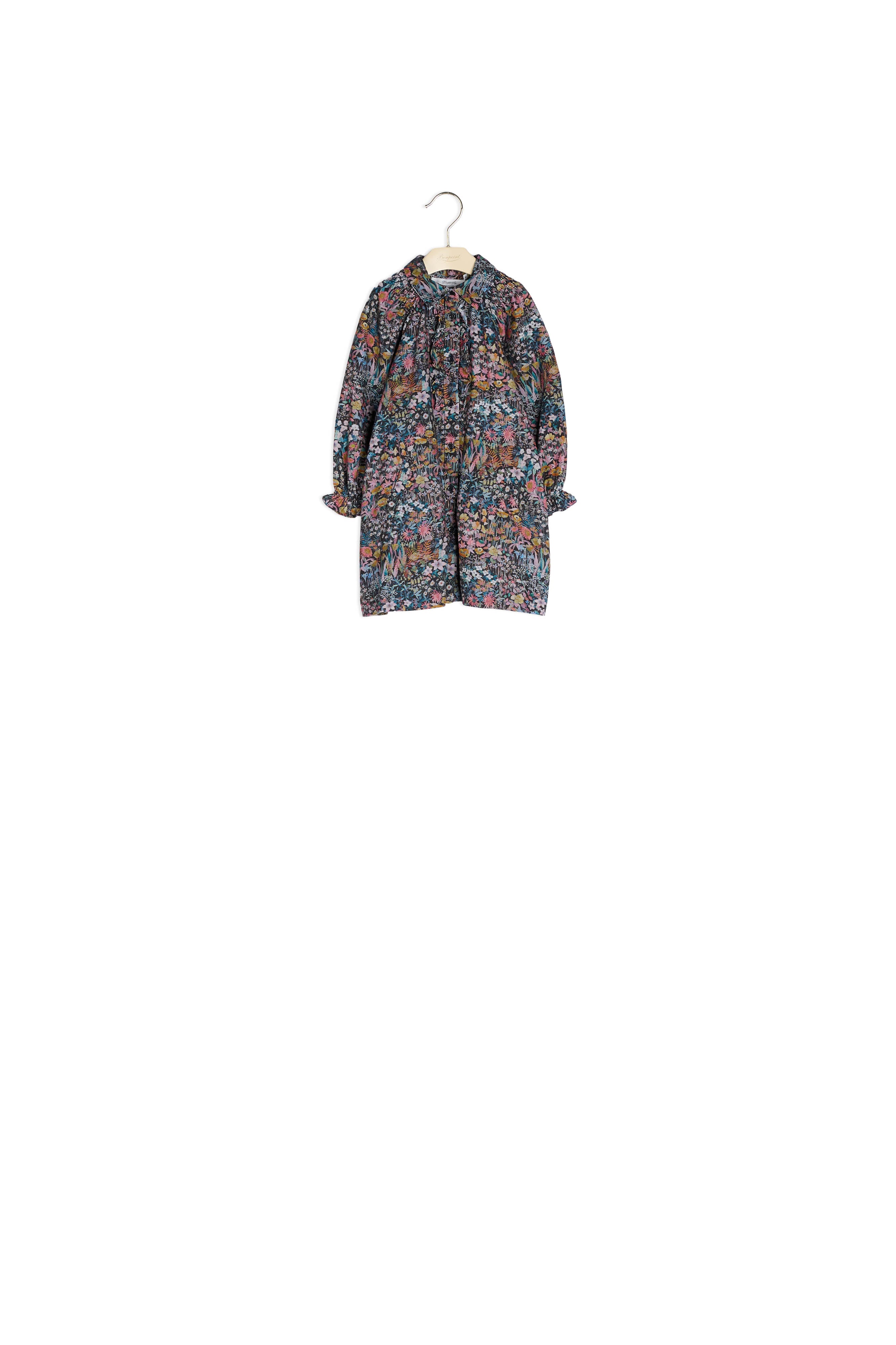 Robe en velours tissu Liberty - Bonpoint vintage