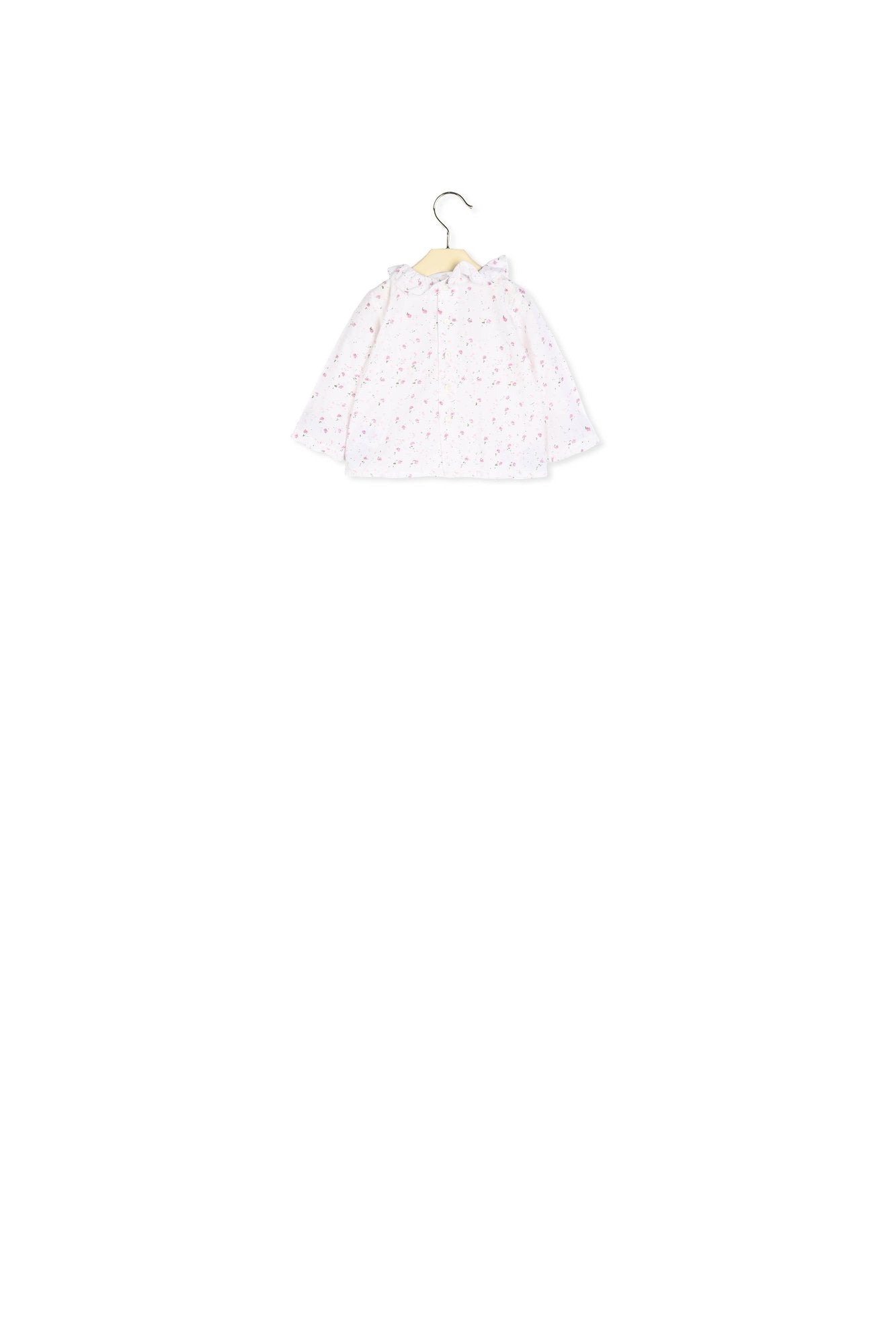 Blouse imprimée à col volanté - Bonpoint vintage