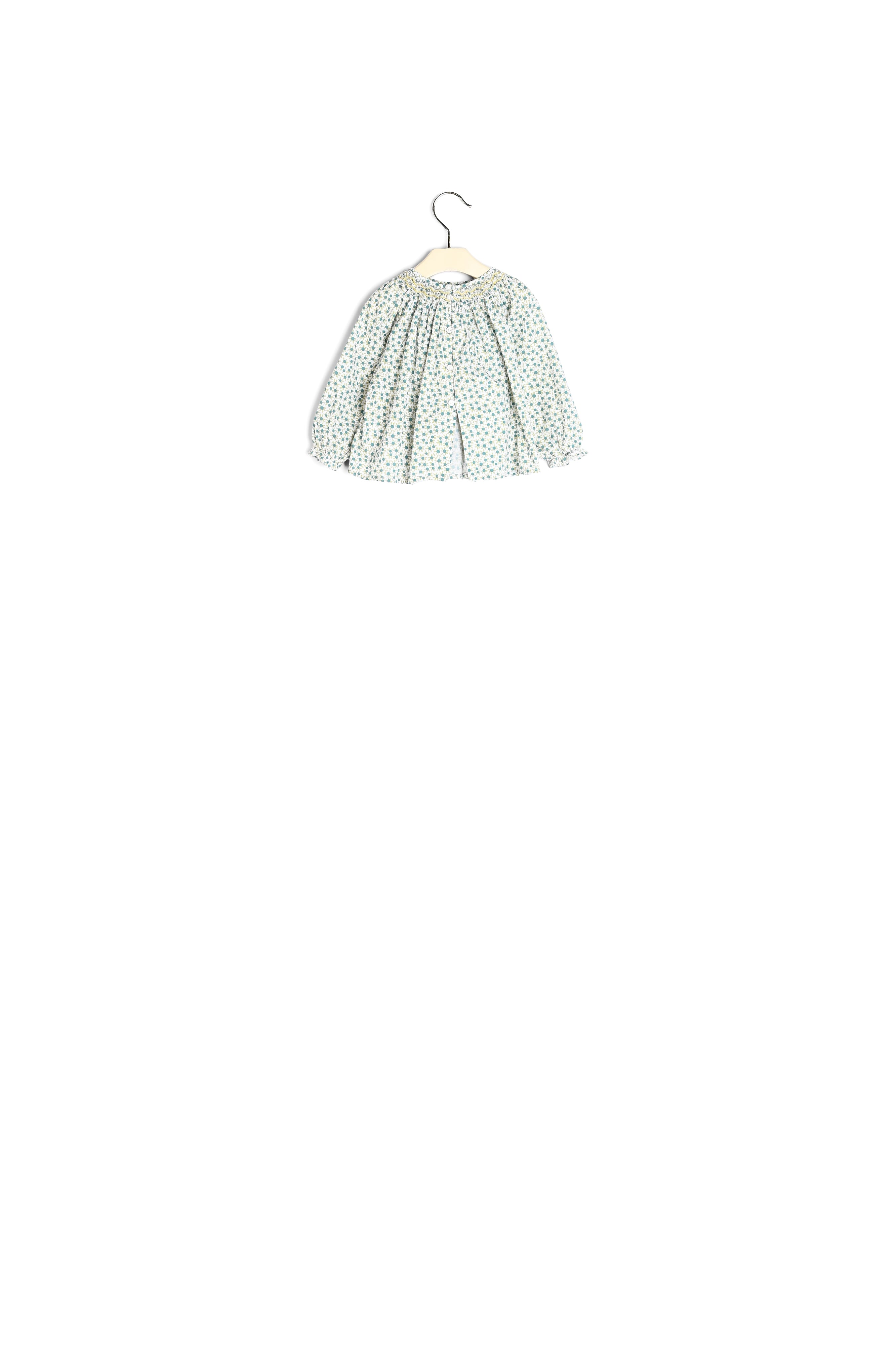 Blouse smockée Griotte - Bonpoint vintage