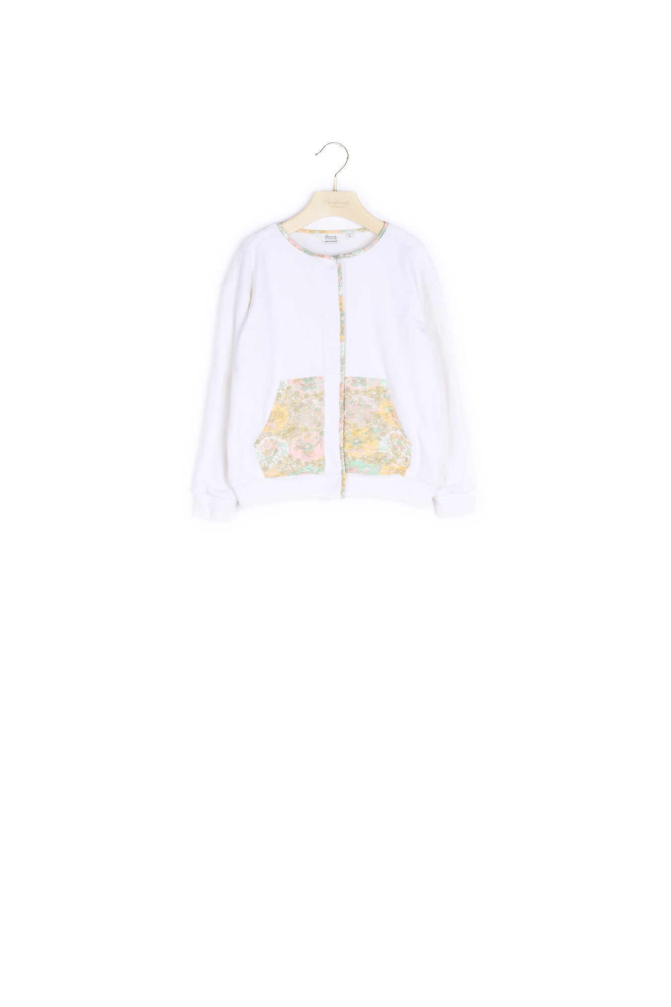 Sweat en molleton et Liberty - Bonpoint vintage