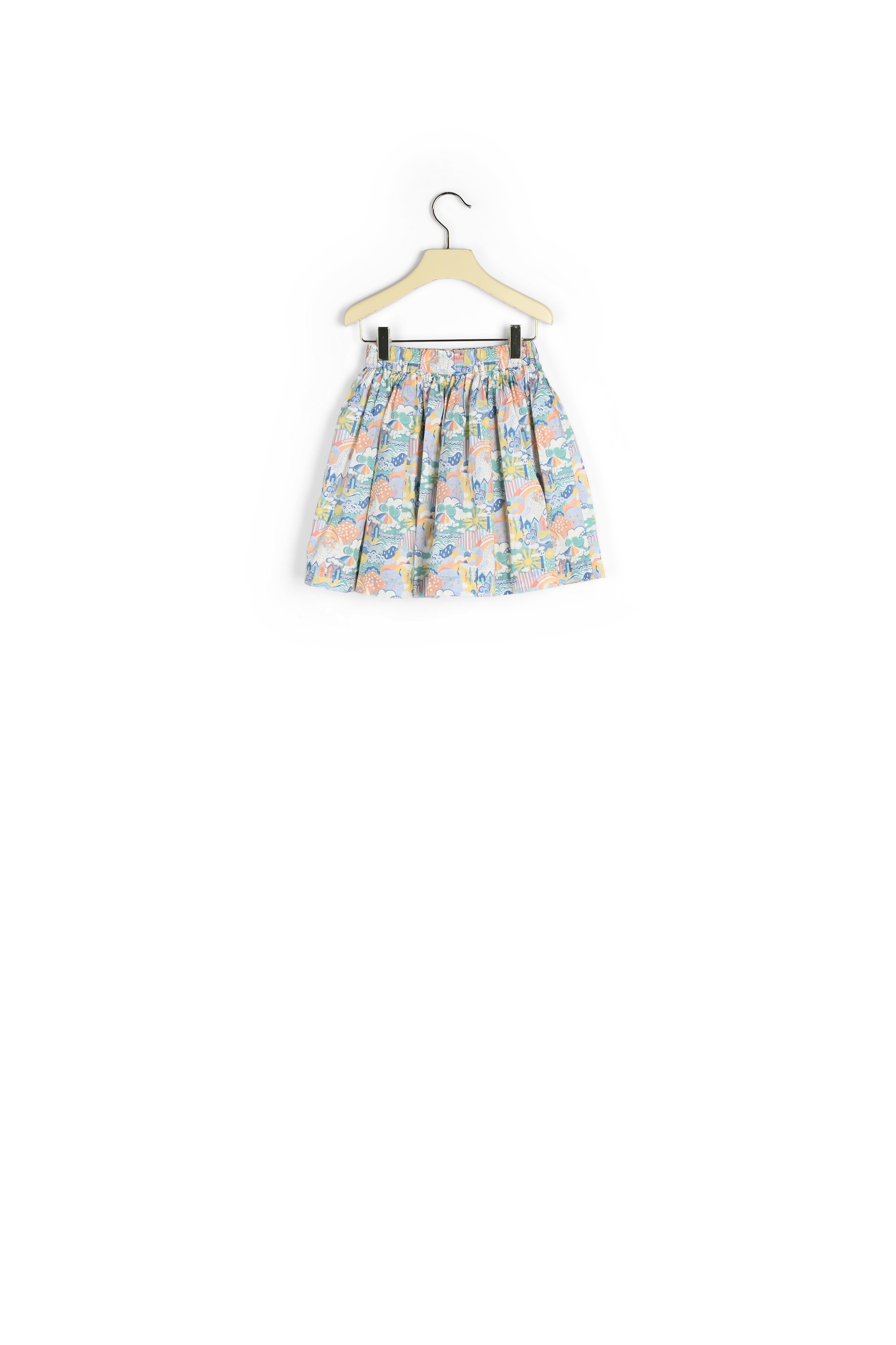 Jupe froncée en tissu Liberty fille - Bonpoint vintage