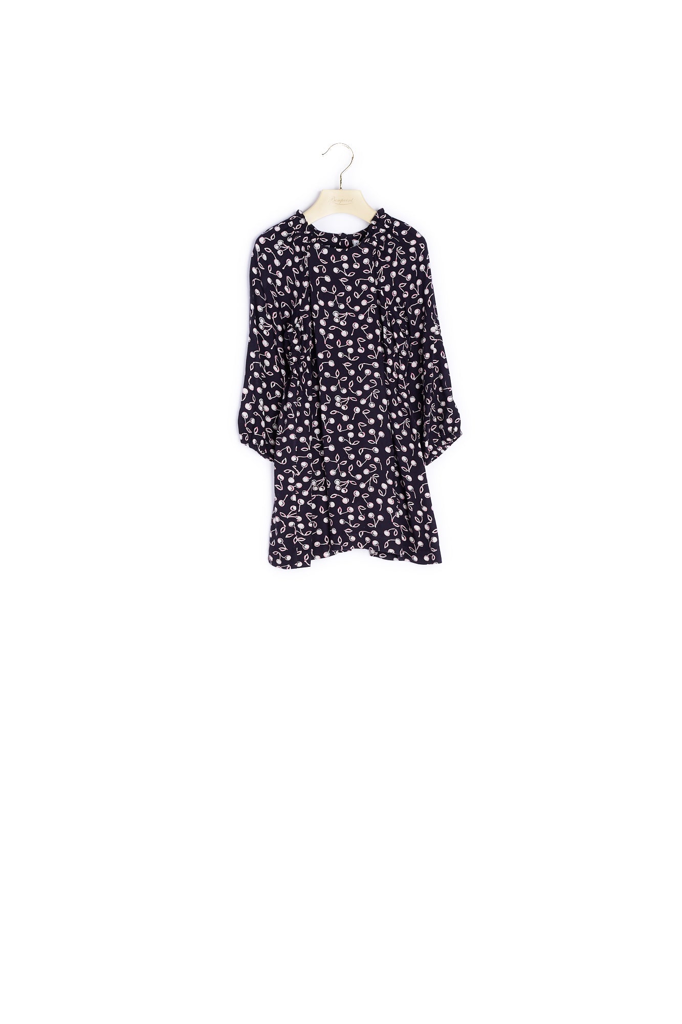 Robe en twill imprimé cerises - Bonpoint vintage