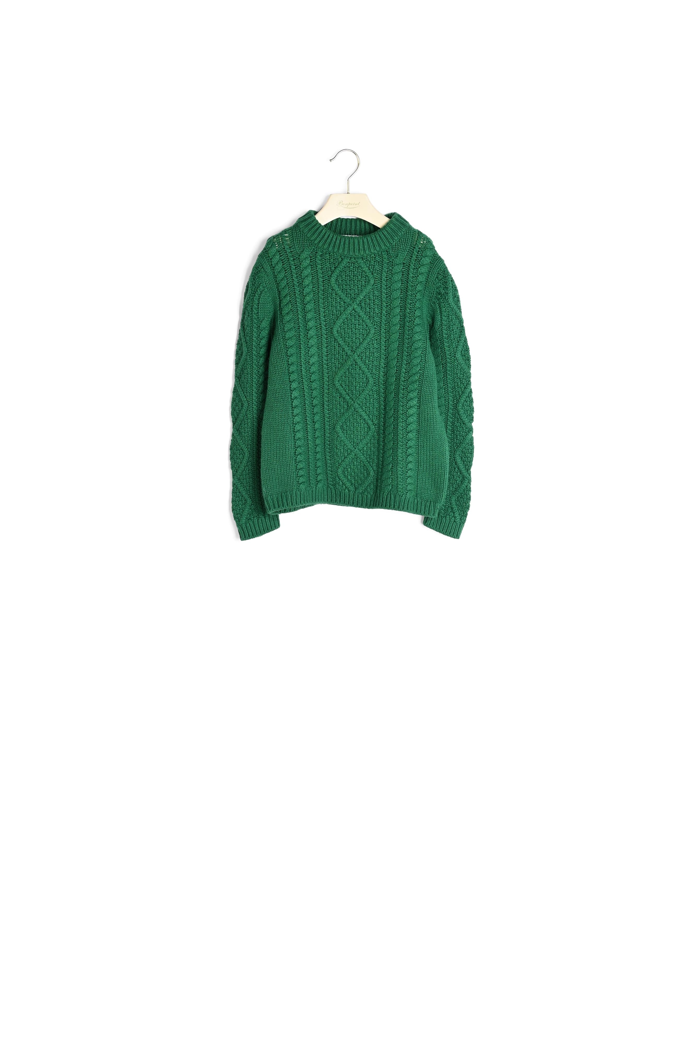 Pull à torsades mixte - Bonpoint vintage