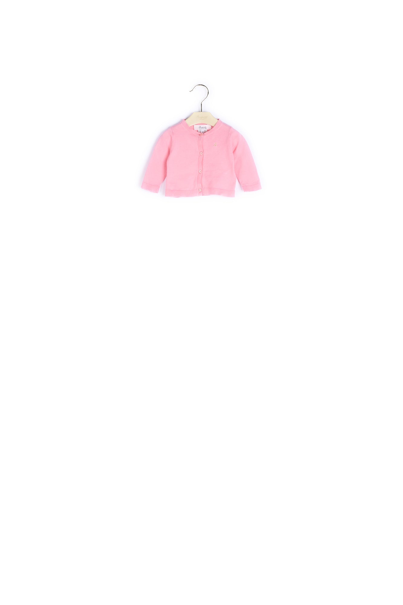 Cardigan en coton brodé - Bonpoint vintage