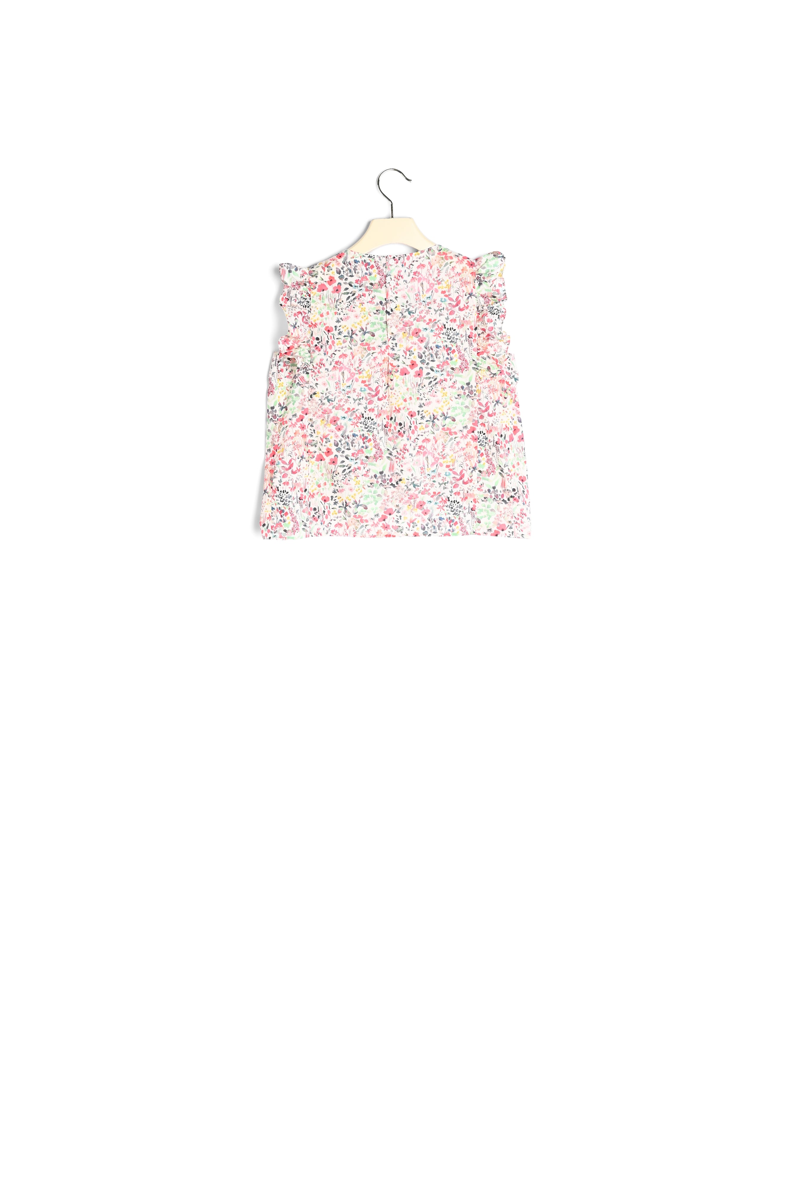 Blouse en tissu Liberty fleuri fille - Bonpoint vintage