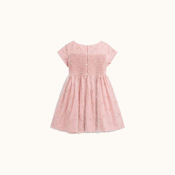 Robe Couture Duchesse fille rose - Bonpoint vintage