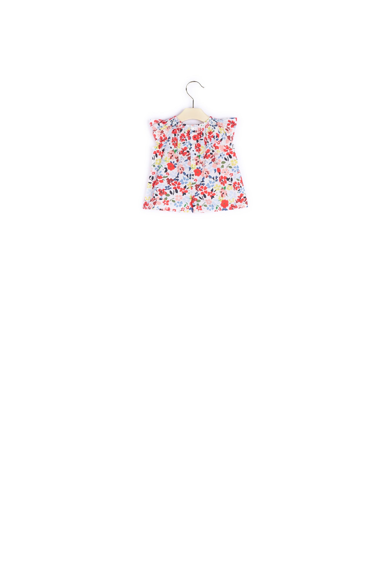 Blouse en popeline imprimée - Bonpoint vintage