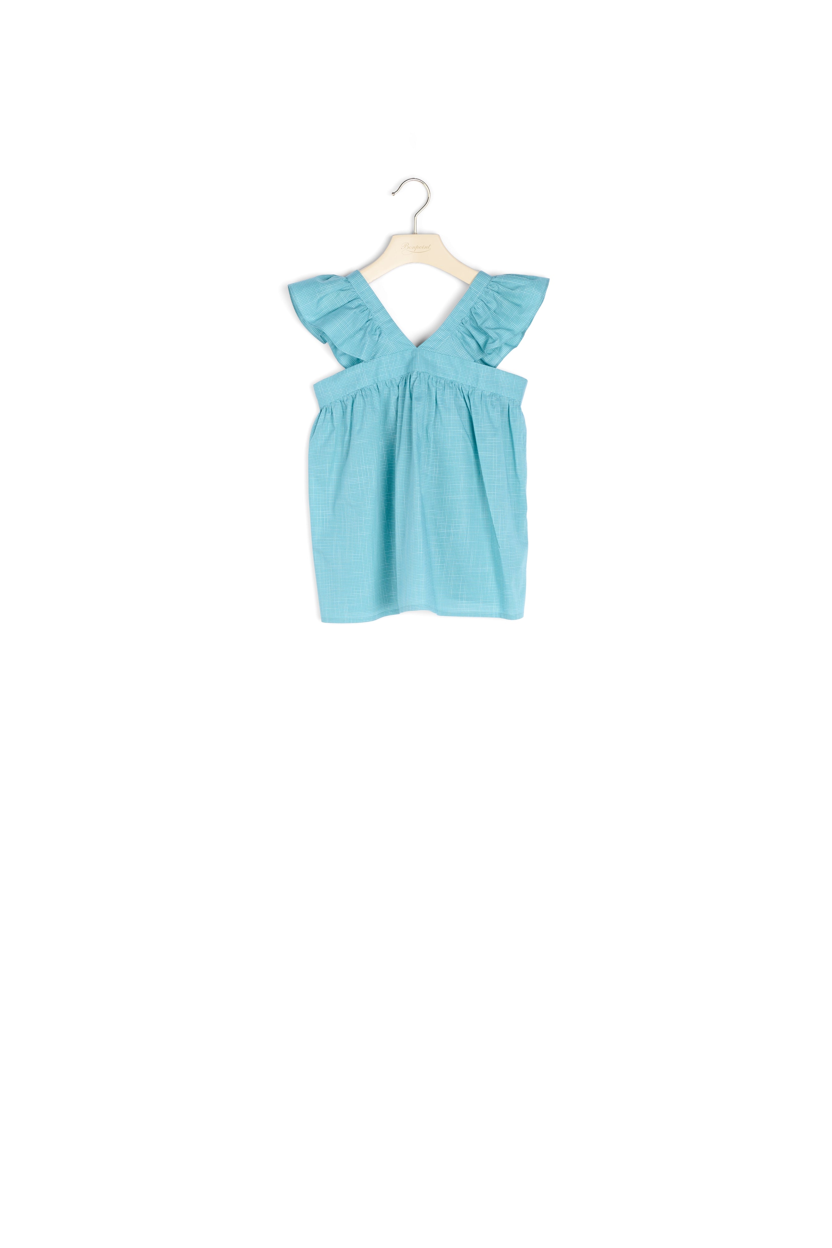 Blouse à bretelles volantées - Bonpoint vintage