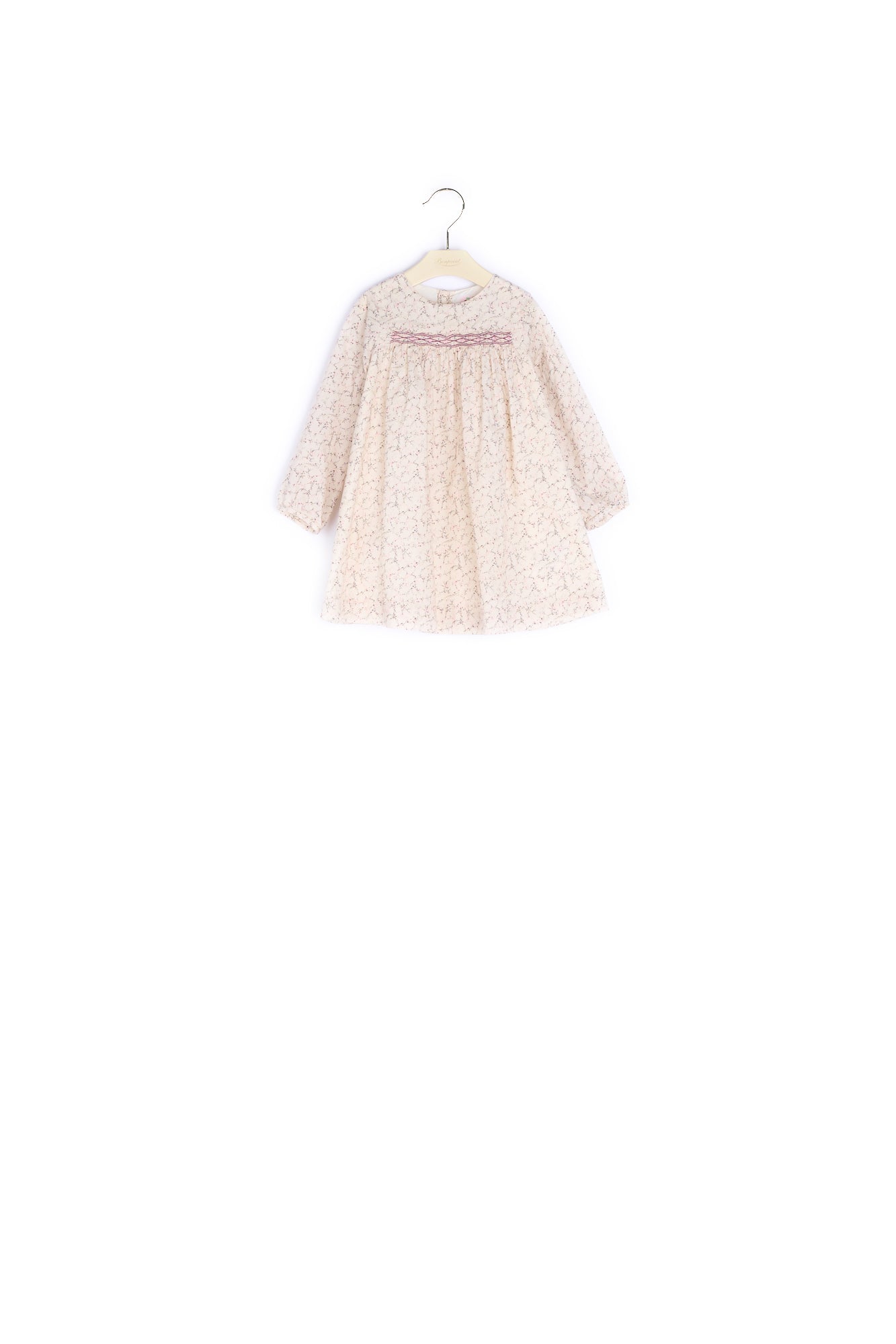 Robe smockée en tissu Liberty bébé - Bonpoint vintage