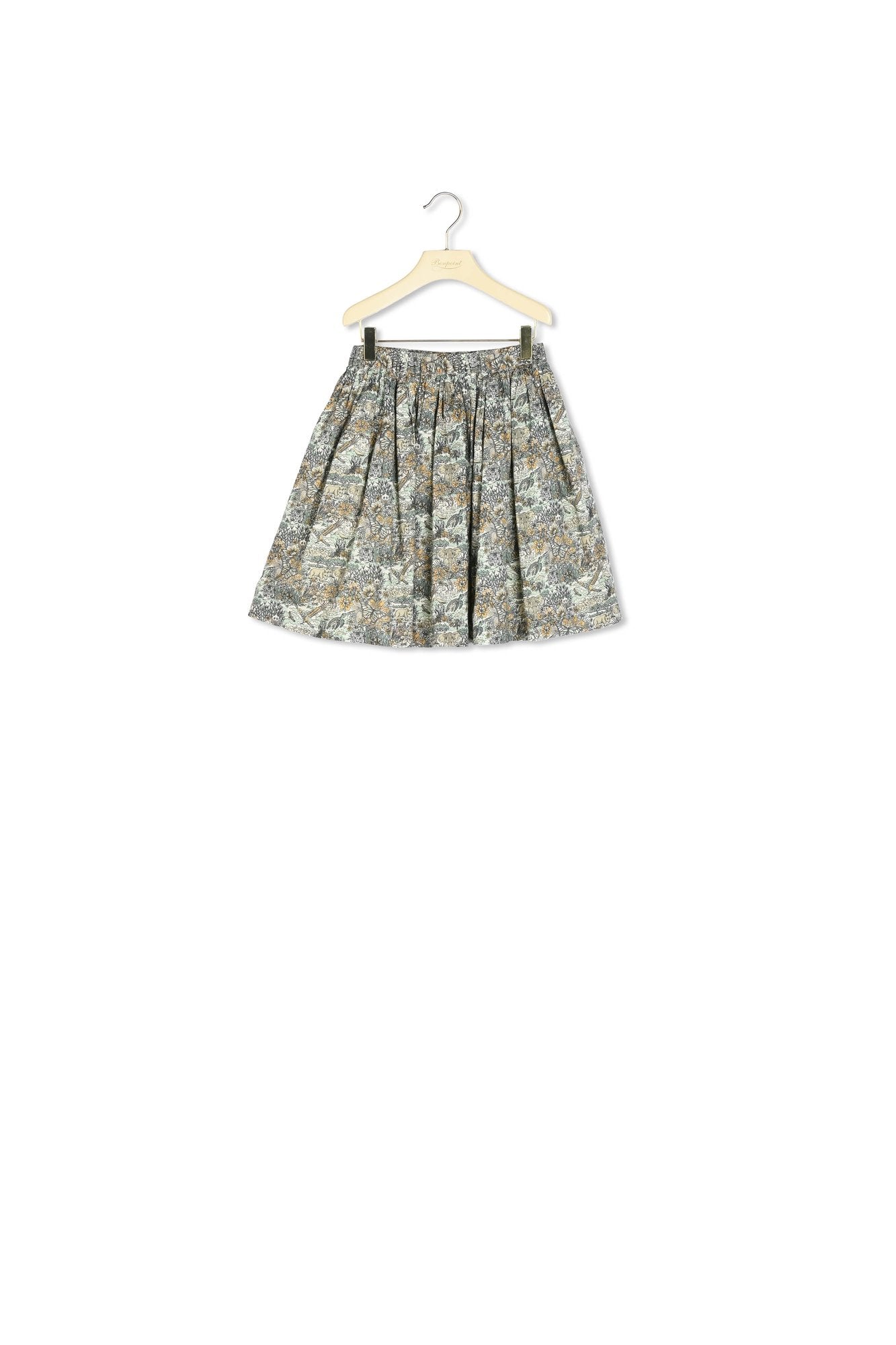 Jupe froncée en tissu Liberty - Bonpoint vintage