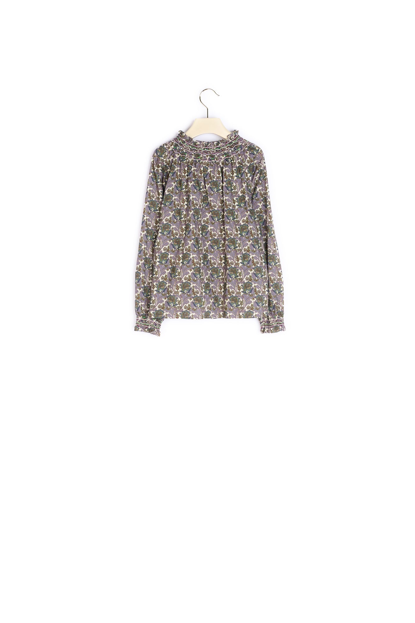 Blouse en tissu Liberty fille - Bonpoint vintage