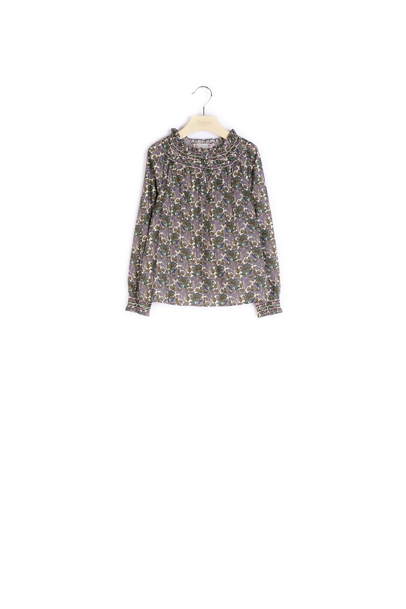Blouse en tissu Liberty fille - Bonpoint vintage