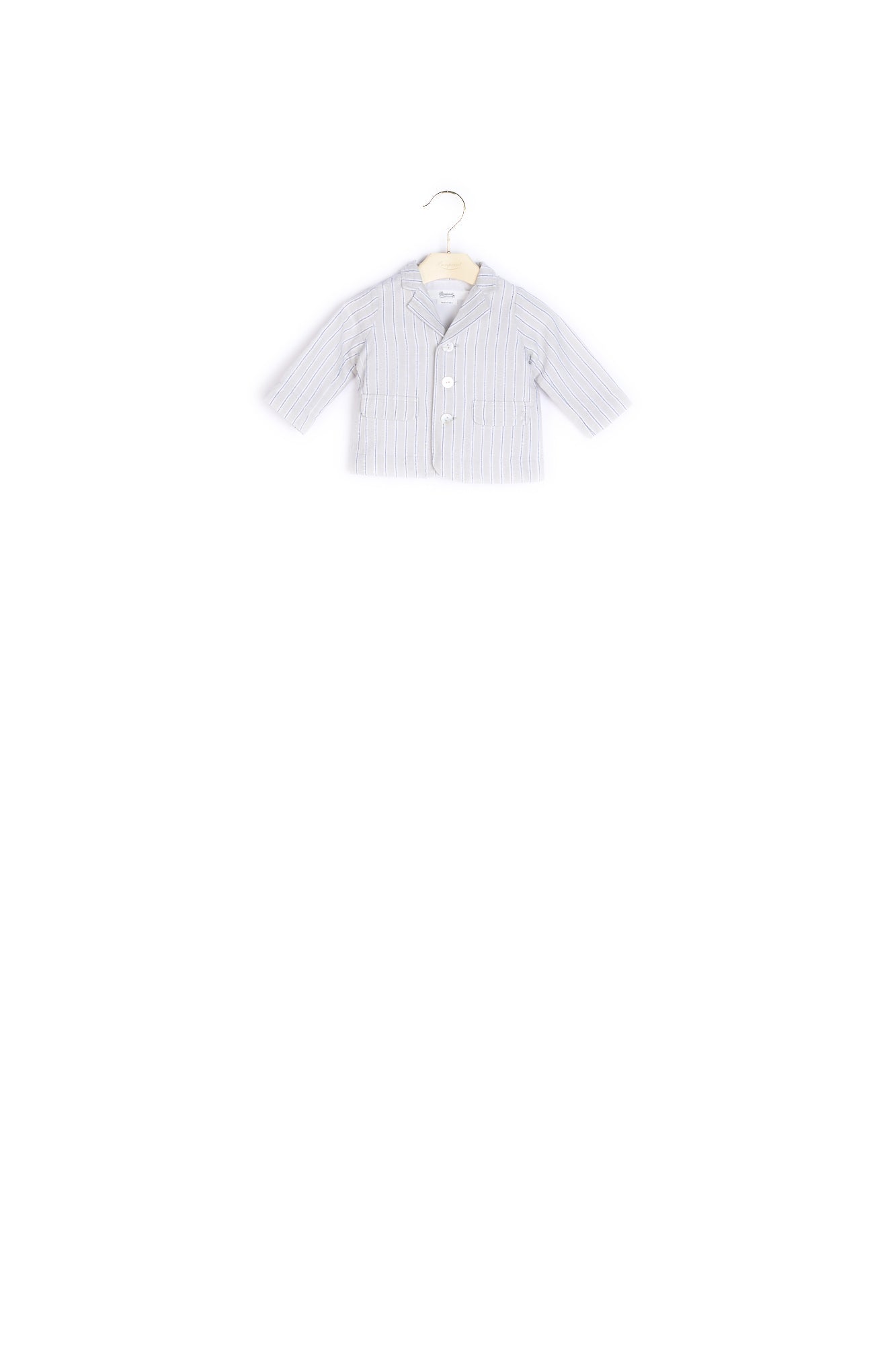 Veste rayée en lin et coton - Bonpoint vintage