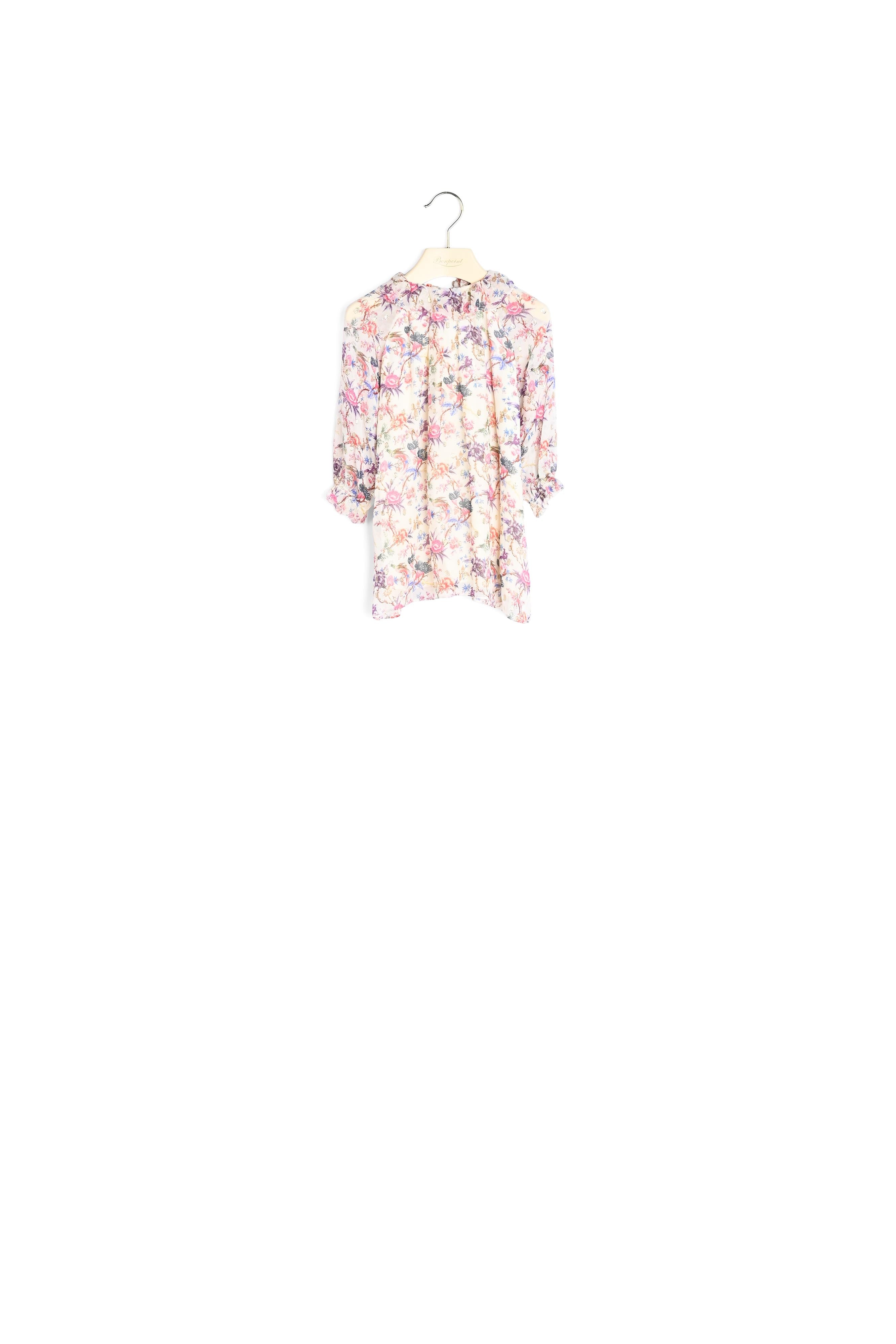 Robe en soie imprimée - Bonpoint vintage