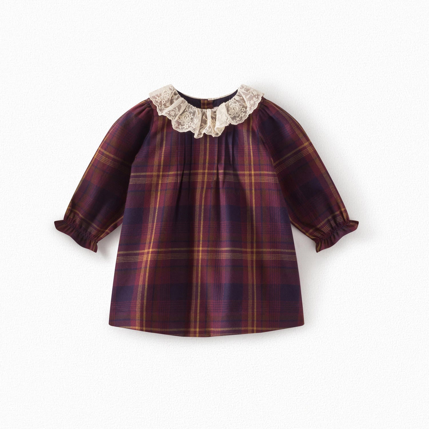 Robe en twill émerisé bébé - Bonpoint vintage