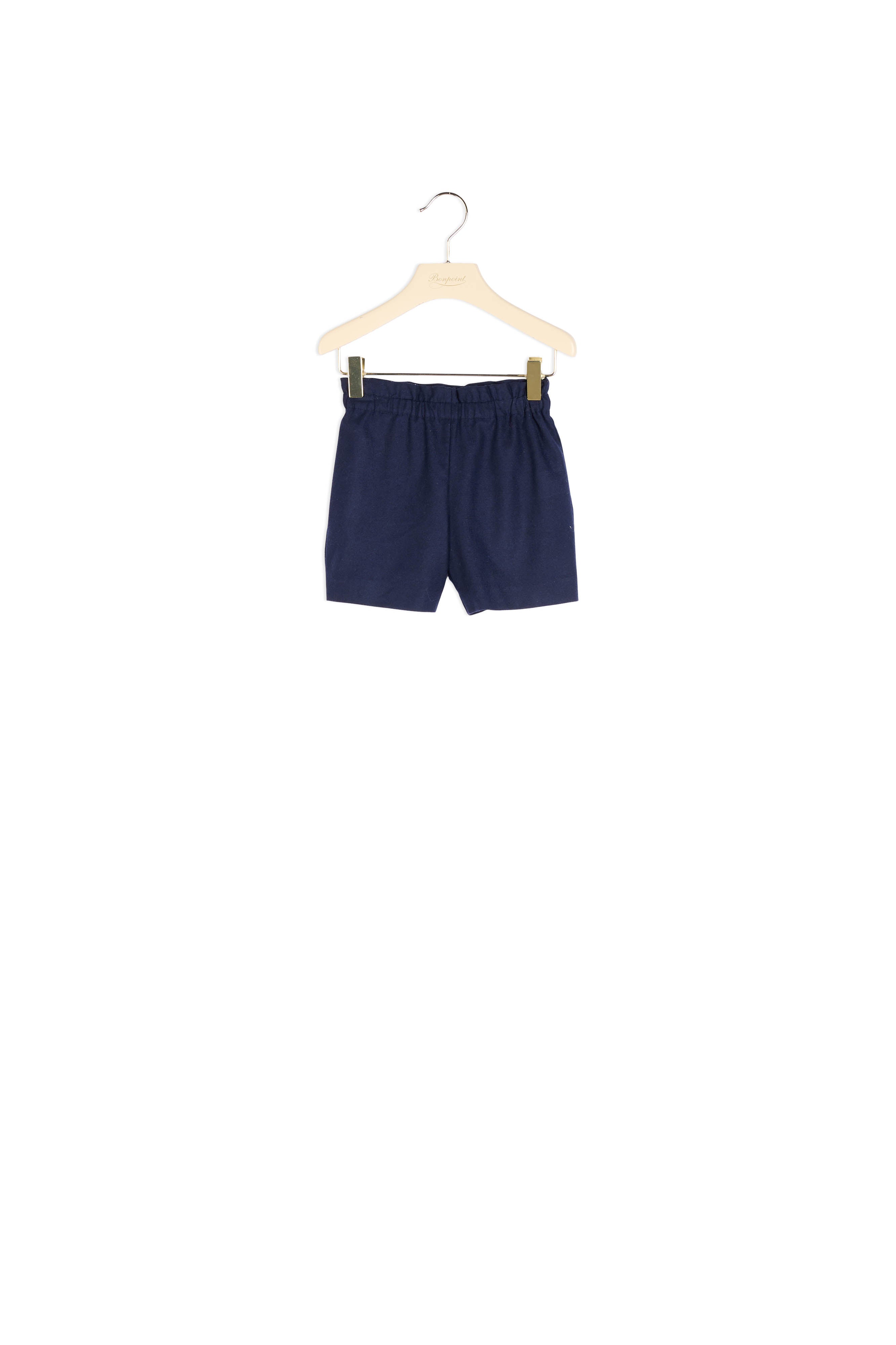 Short élastiqué en flanelle - Bonpoint vintage
