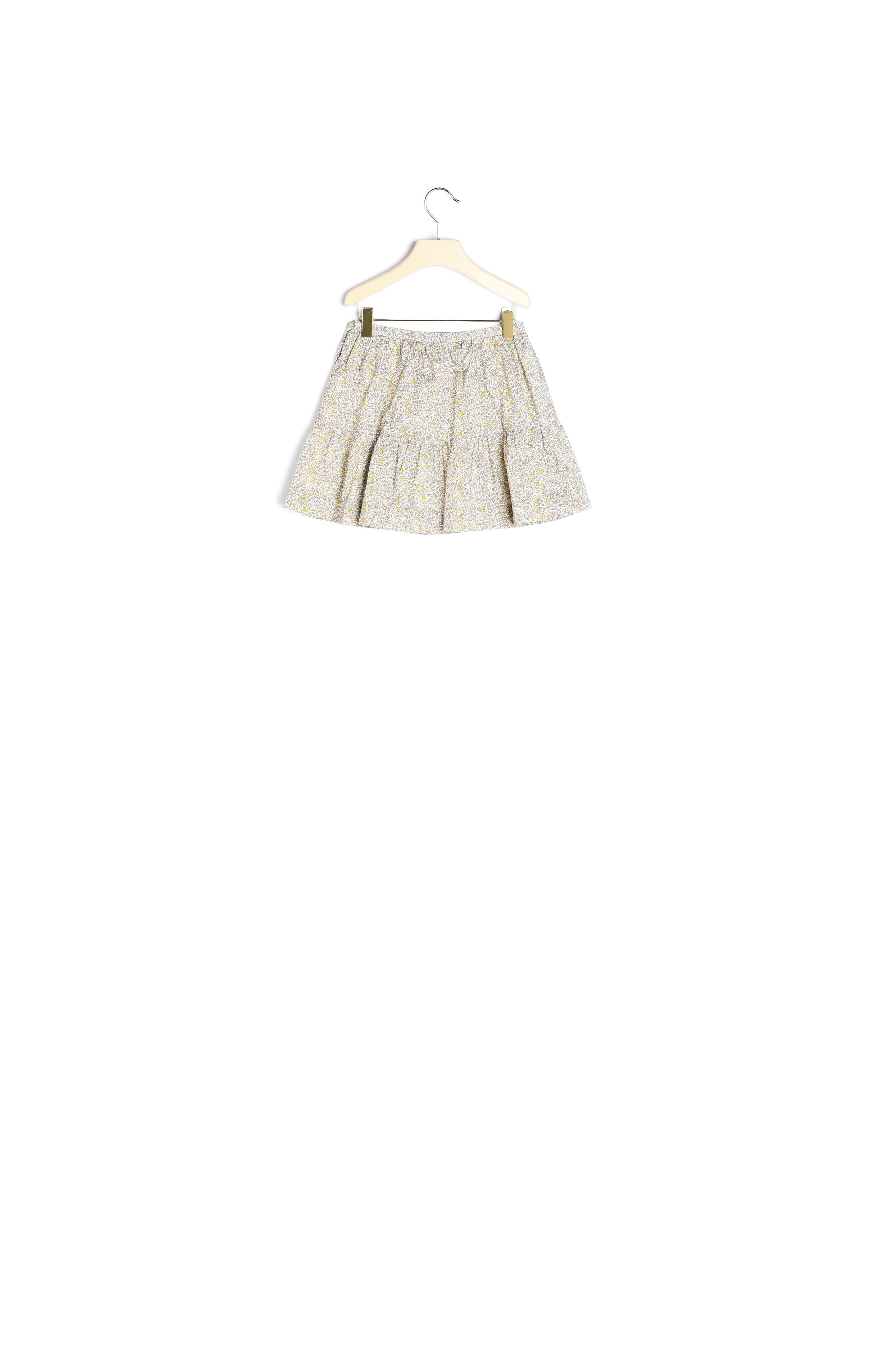 Jupe en coton Liberty bio fille - Bonpoint vintage