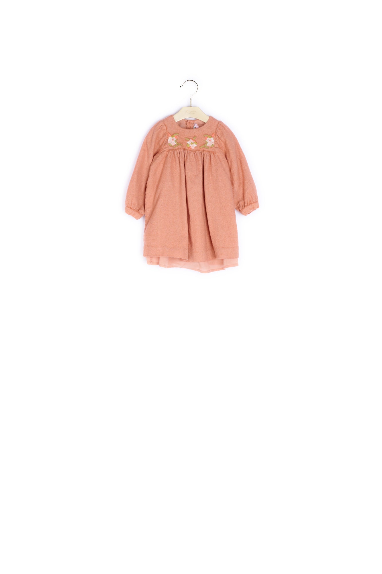 Robe en twill brodé bébé - Bonpoint vintage