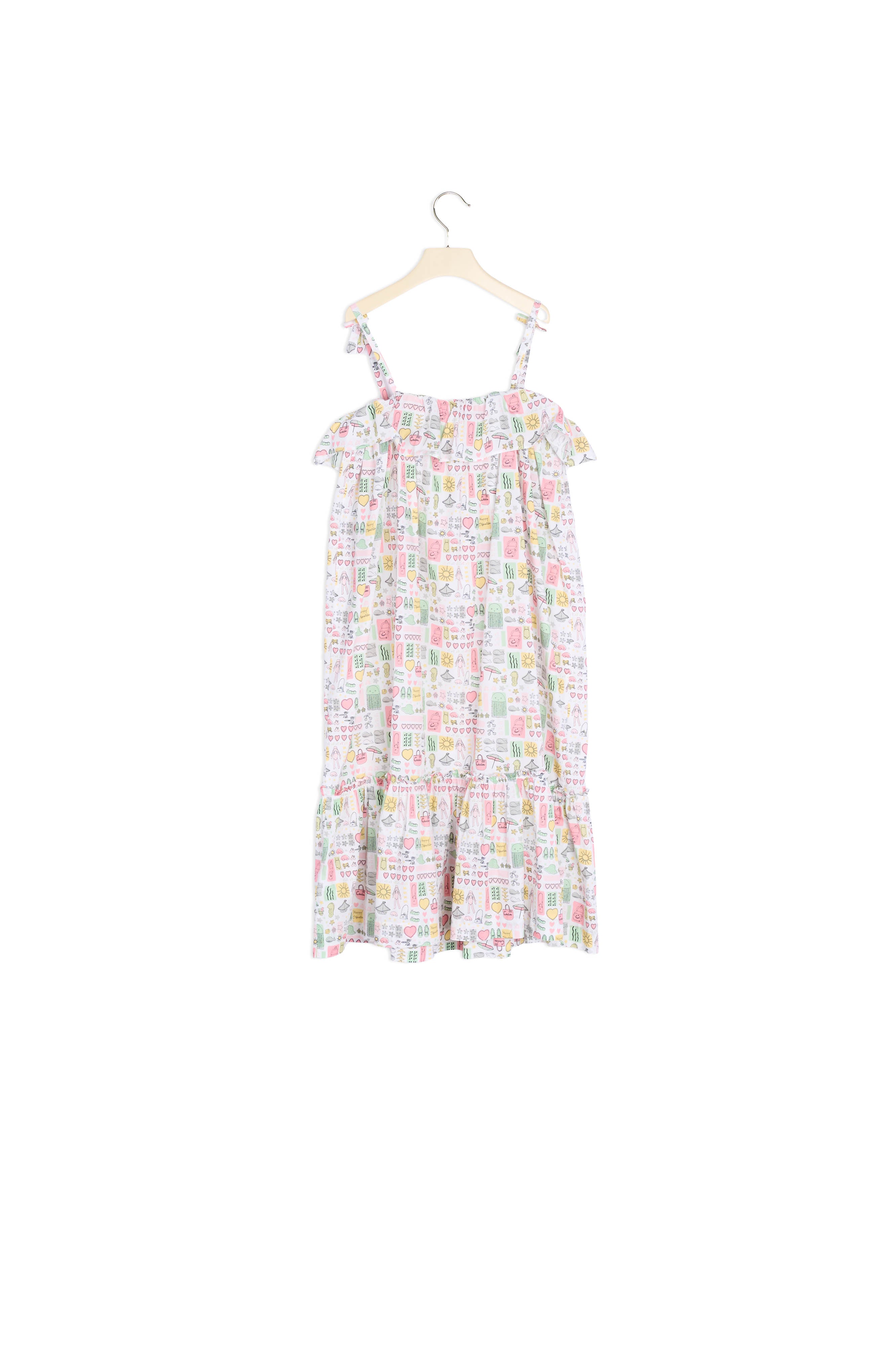 Robe en popeline imprimée - Bonpoint vintage