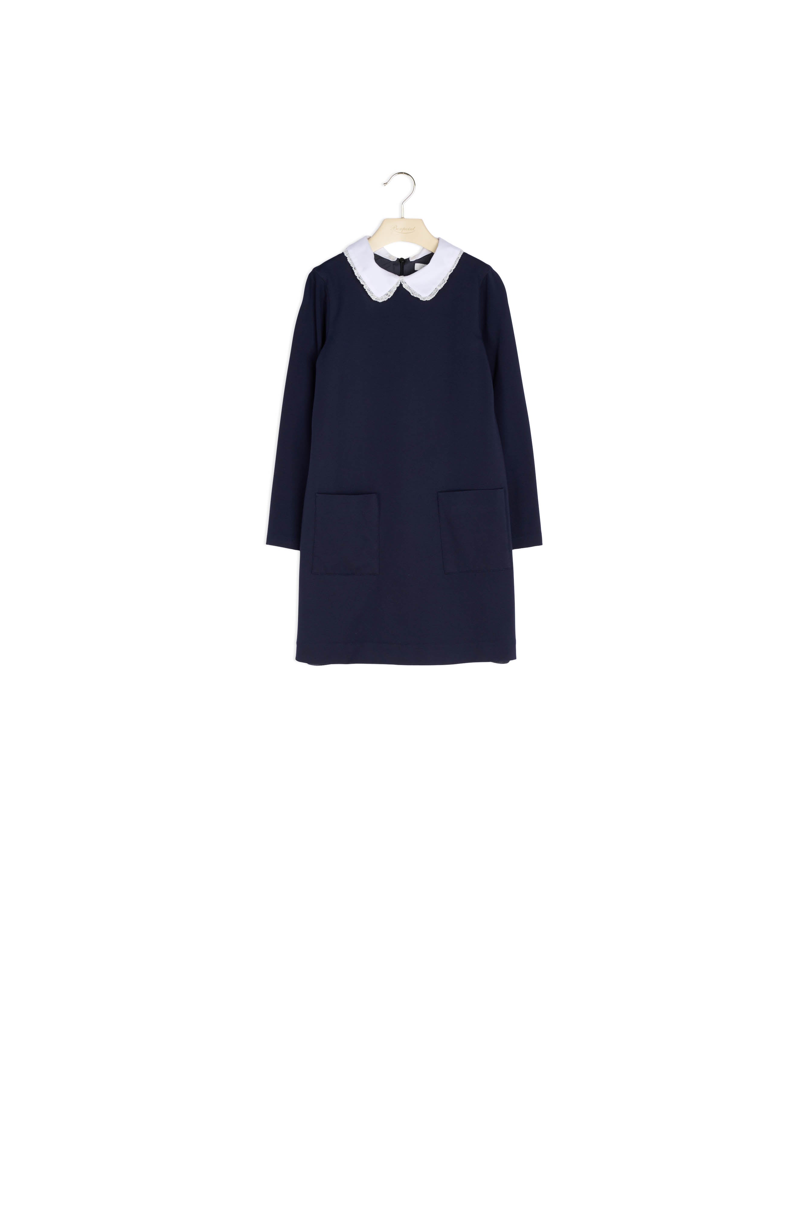 Robe à col amovible fille - Bonpoint vintage