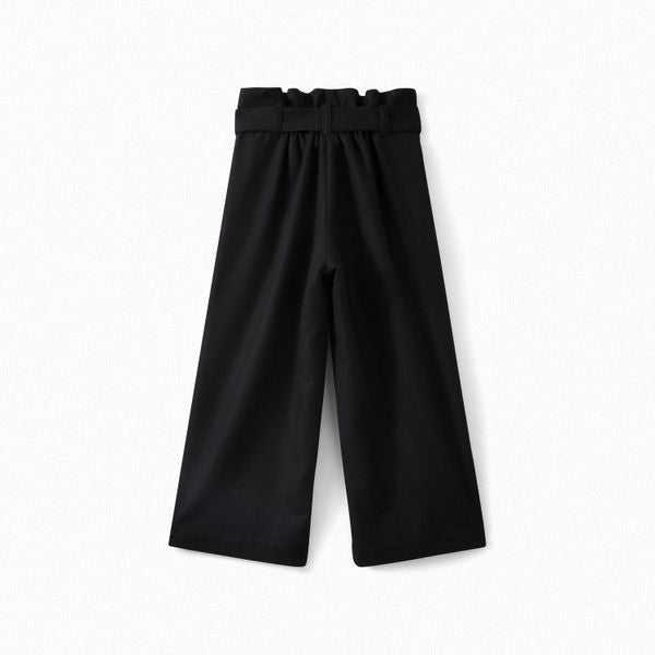 Pantalon en flanelle ceinturé fille - Bonpoint vintage