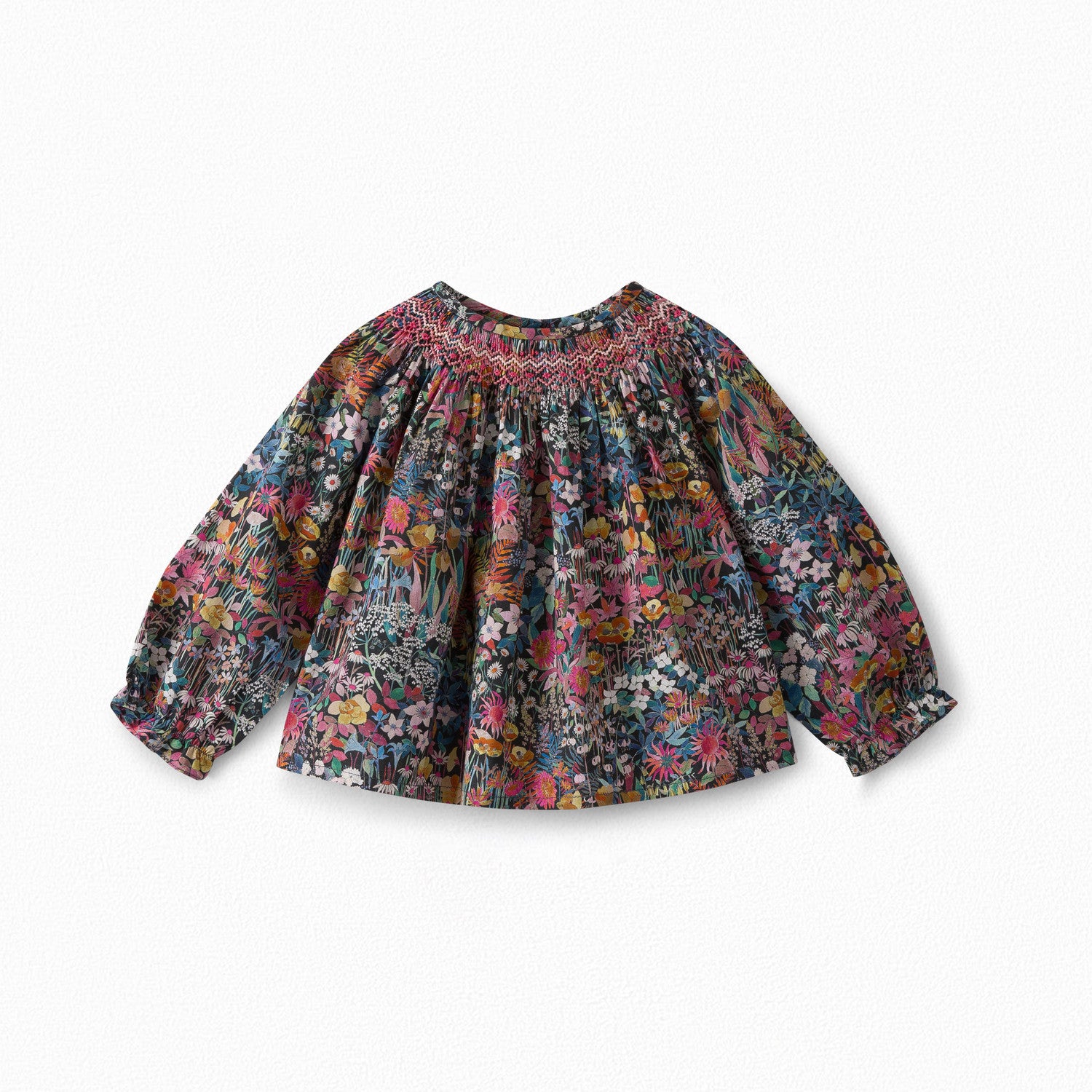 Blouse en tissu Liberty bébé - Bonpoint vintage