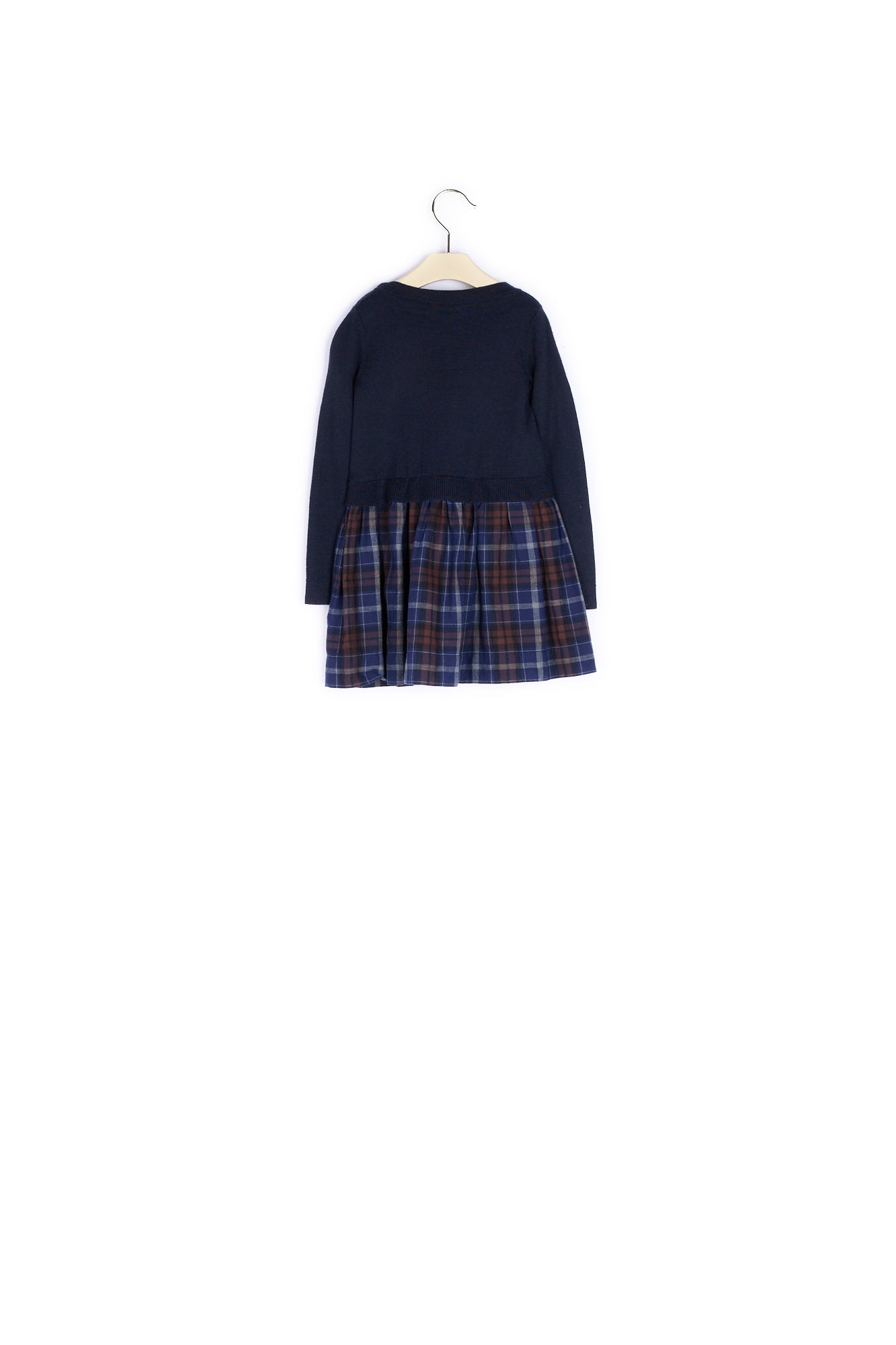 Robe en laine bimatière fille - Bonpoint vintage