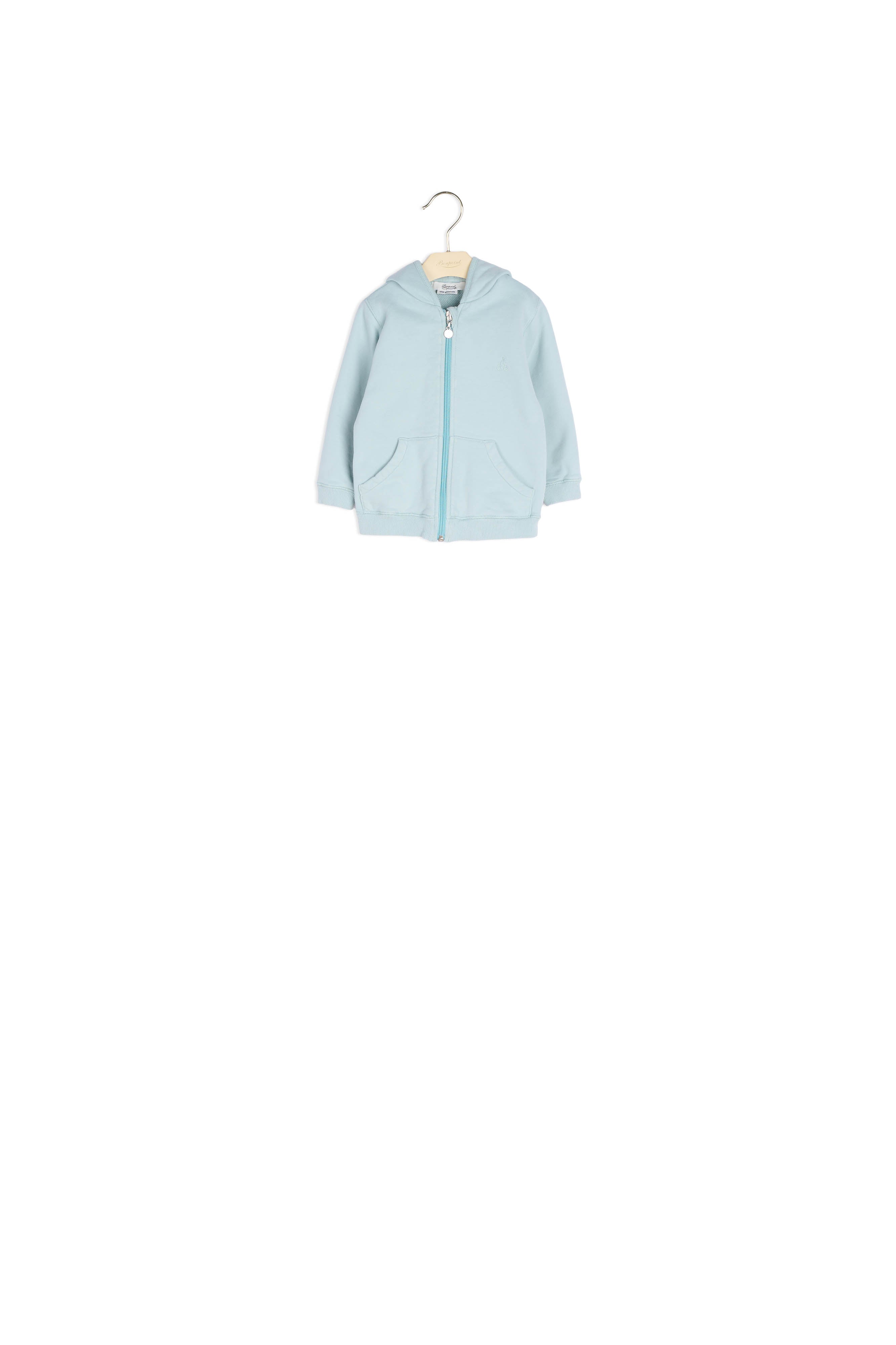 Sweat en molleton zippé - Bonpoint vintage