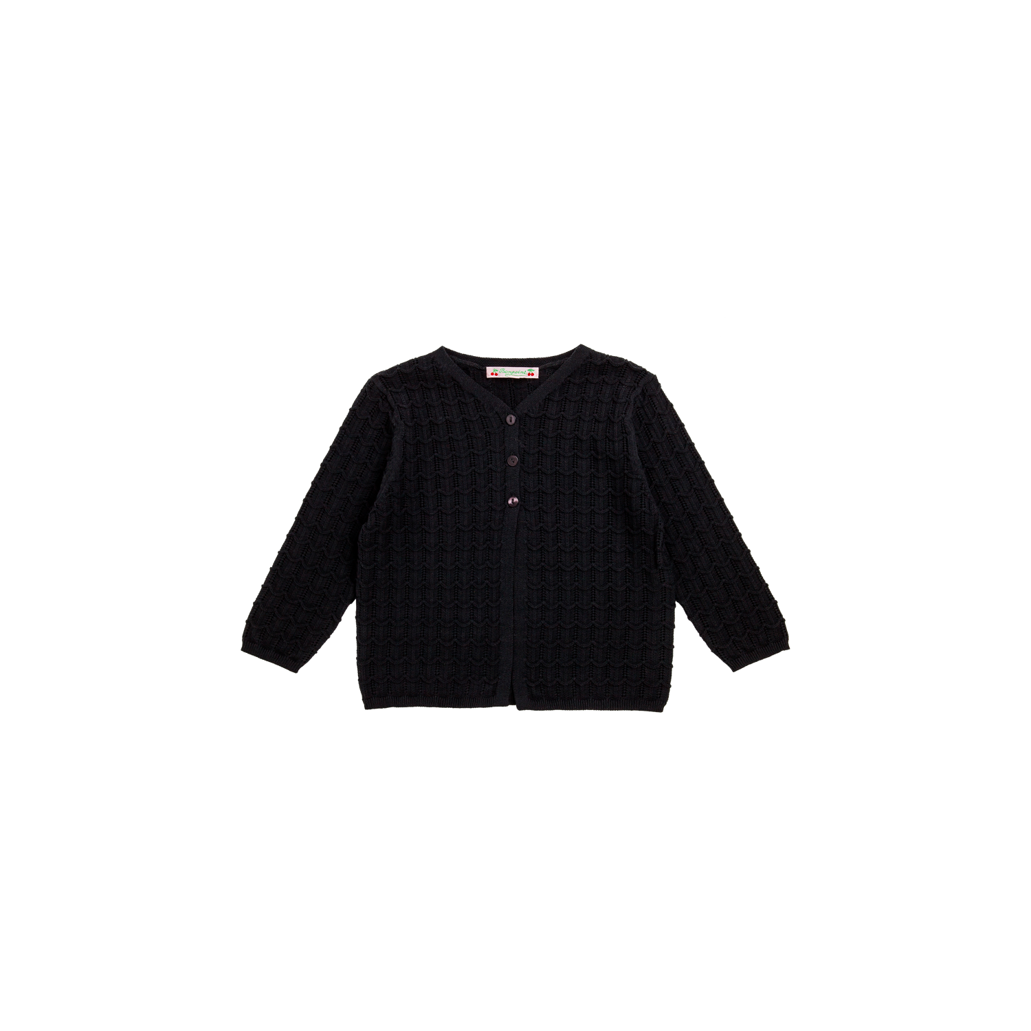 Cardigan coton ajouré fille - Bonpoint vintage