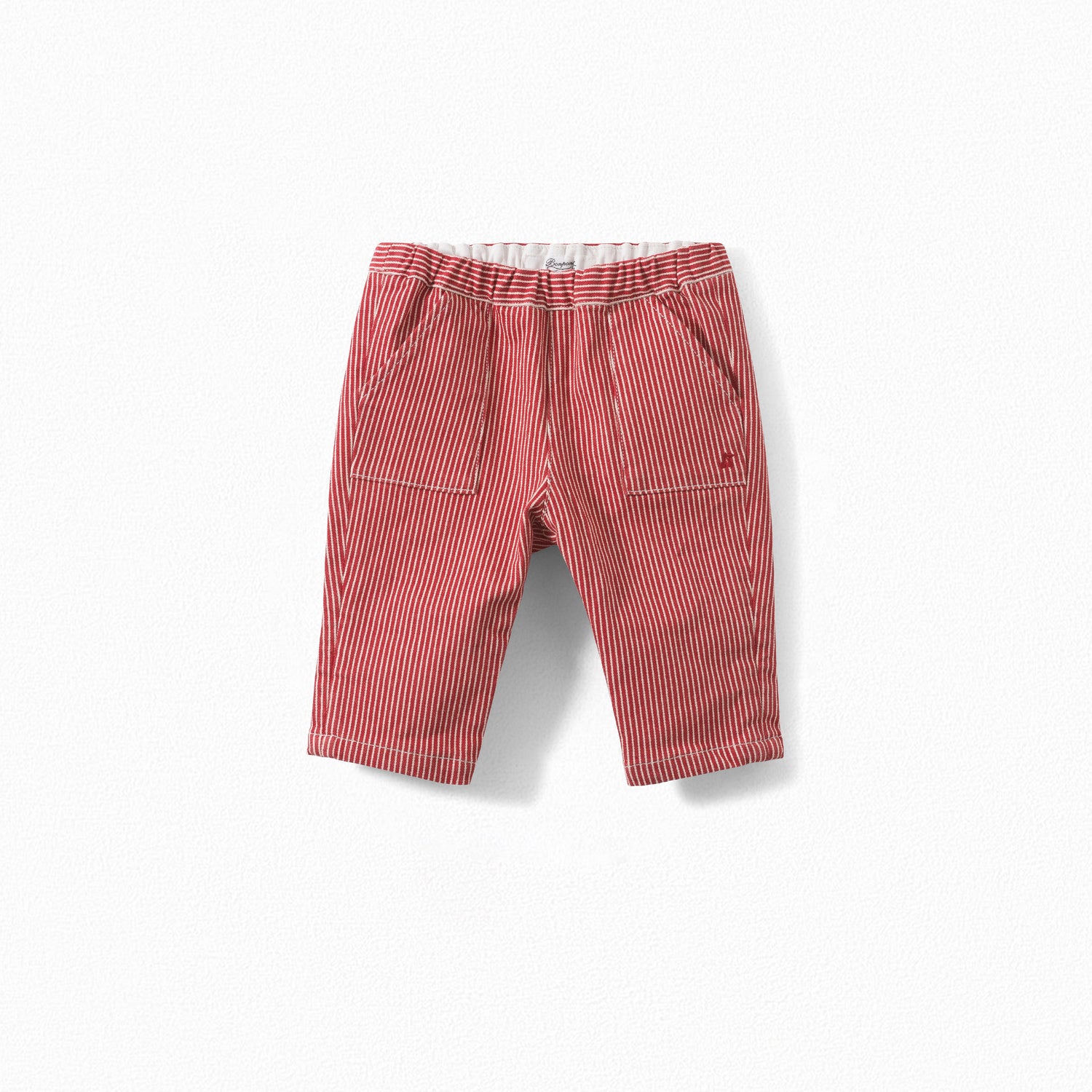 Pantalon en denim rayé bébé - Bonpoint vintage