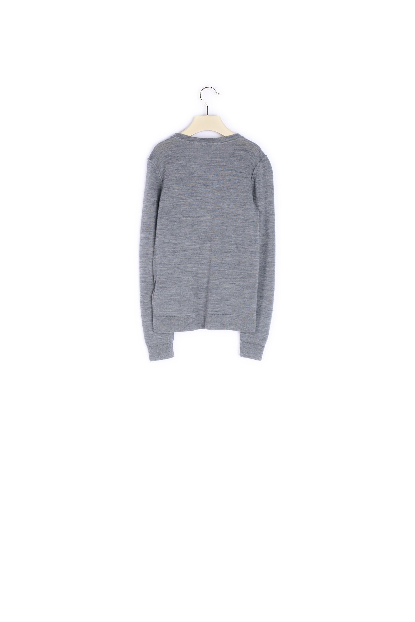 Pull col V en laine mérinos - Bonpoint vintage
