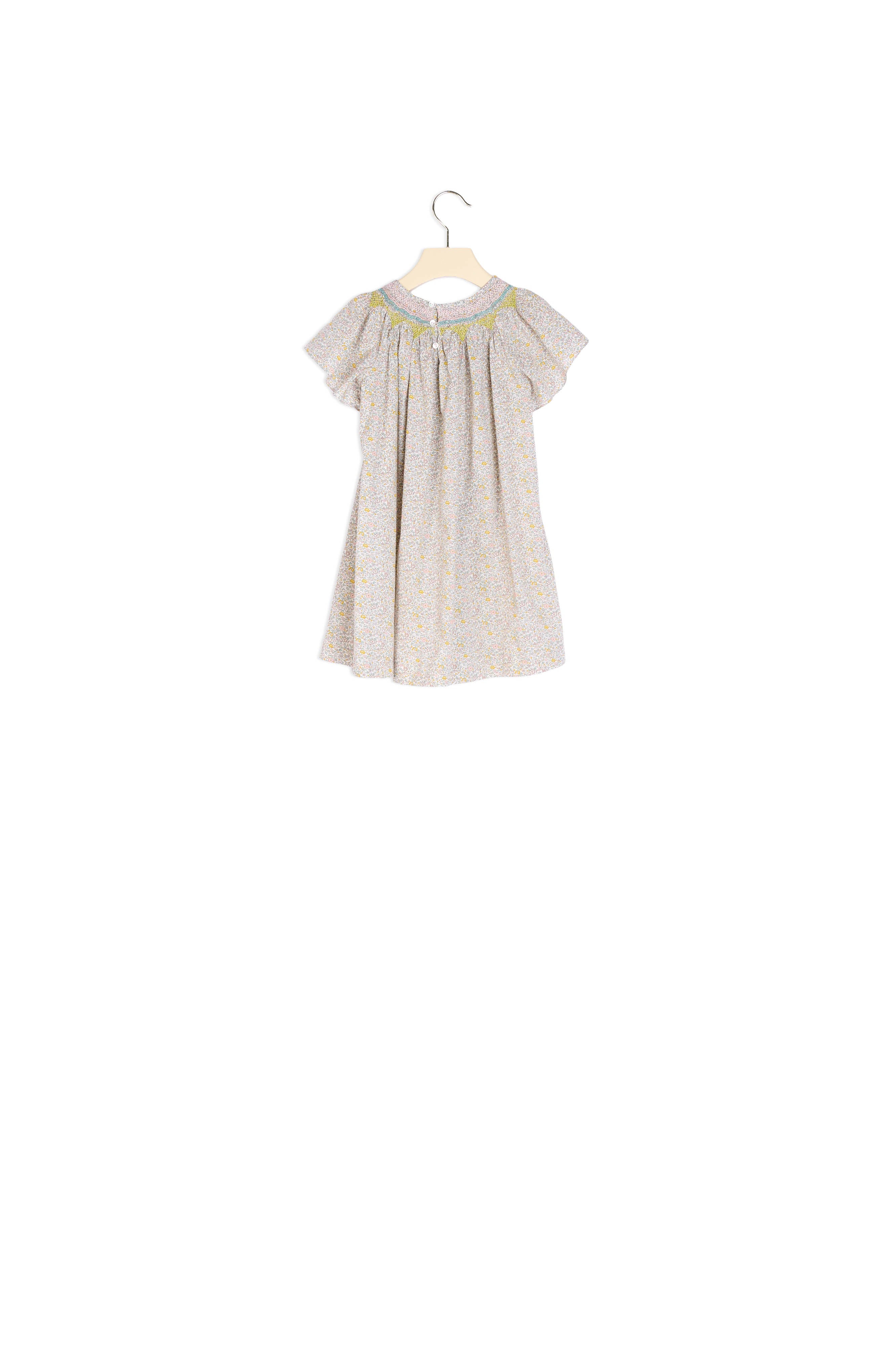 Robe en coton Liberty fille - Bonpoint vintage