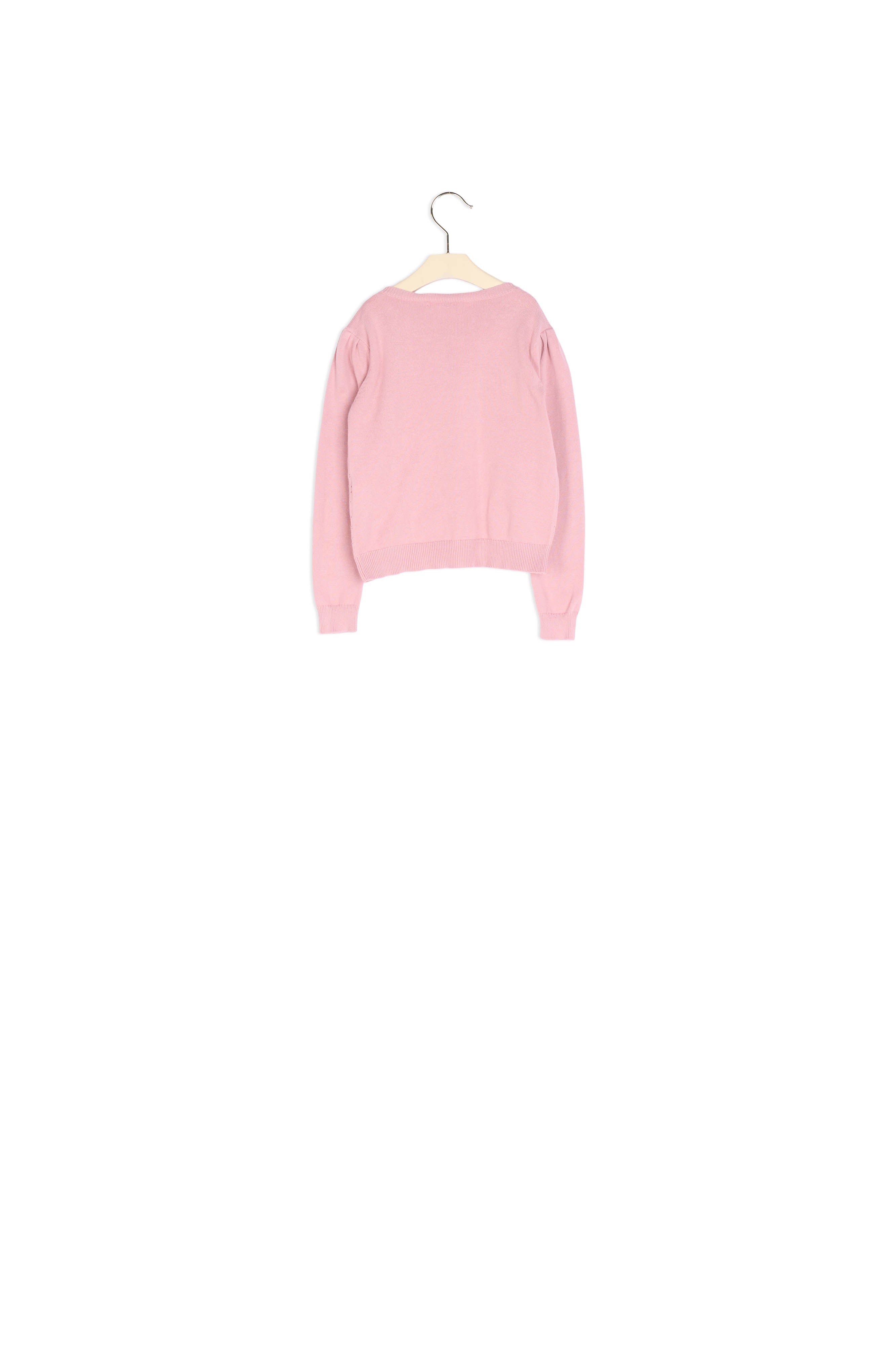 Cardigan en coton ajouré fille - Bonpoint vintage