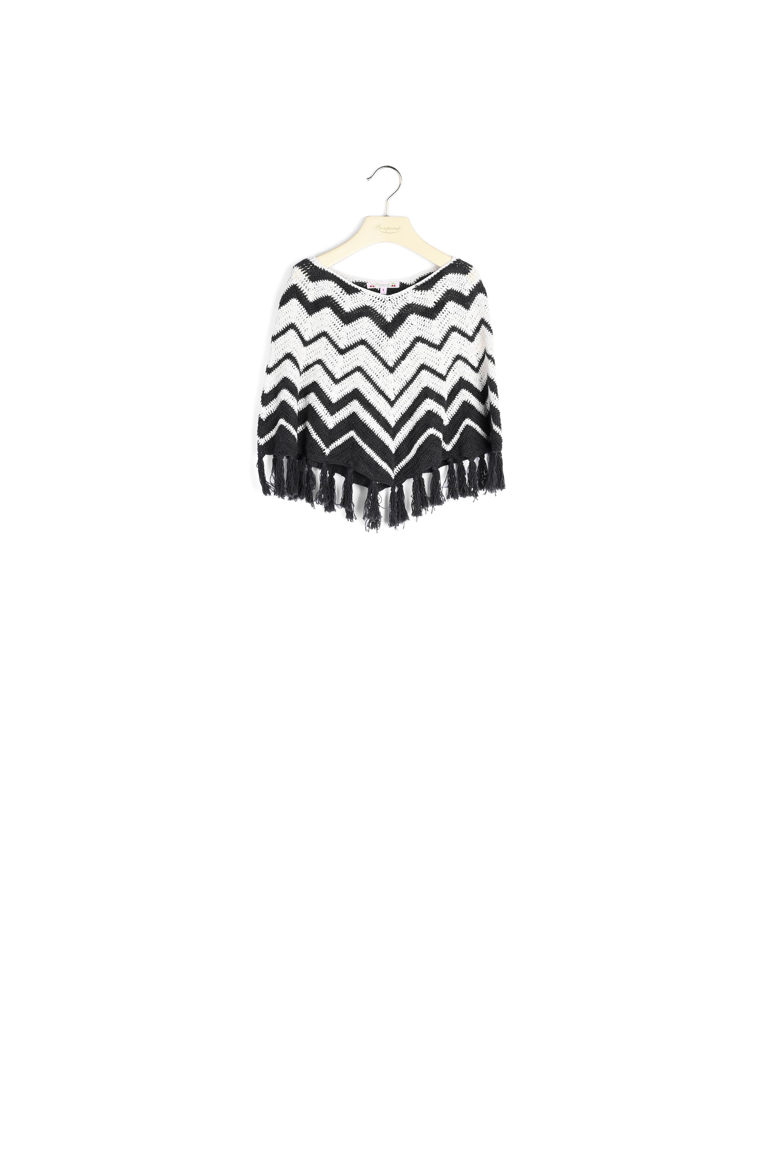 Poncho crochet - Bonpoint vintage