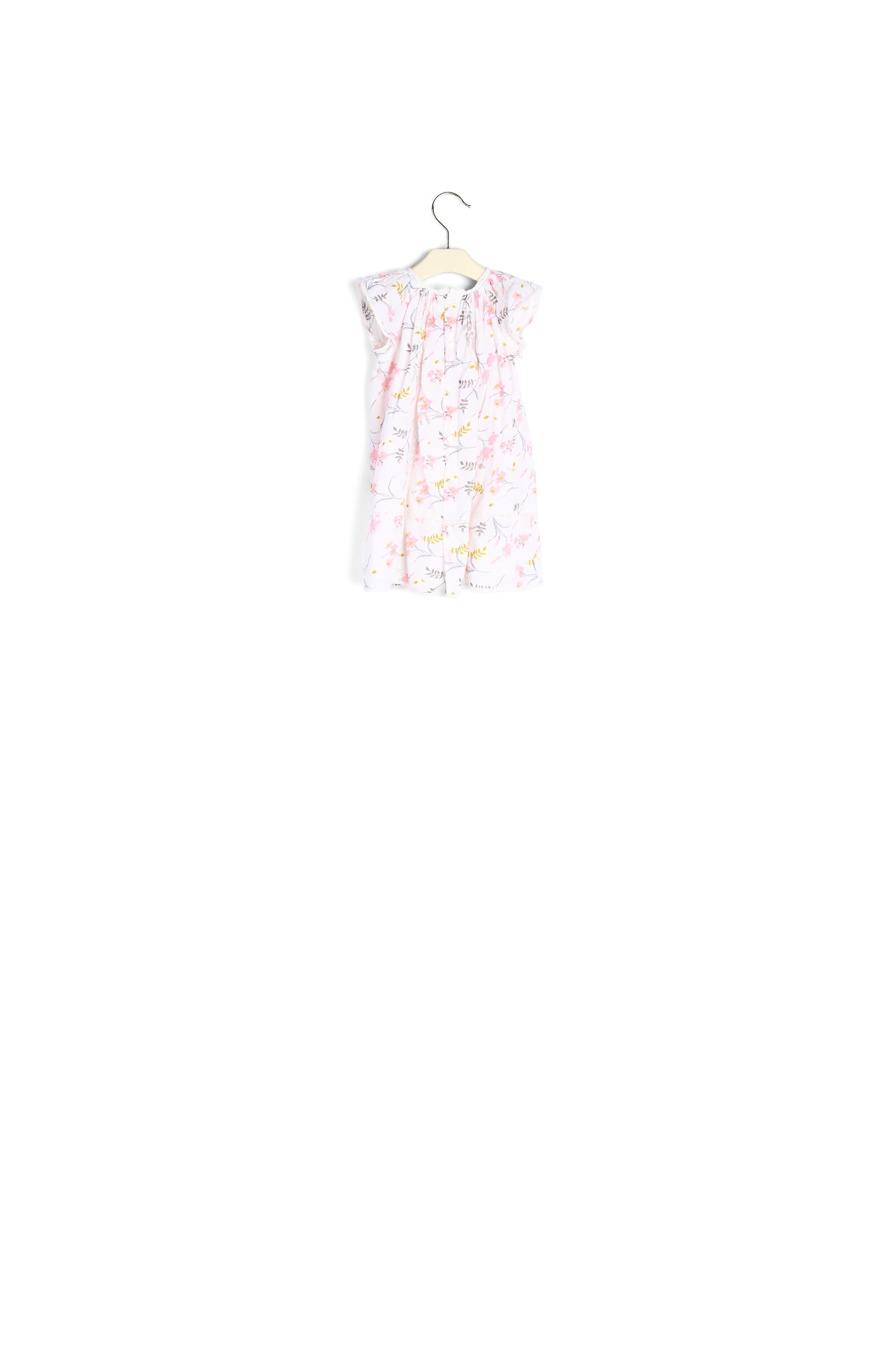 Robe florale à détails dentelle Lilly - Bonpoint vintage