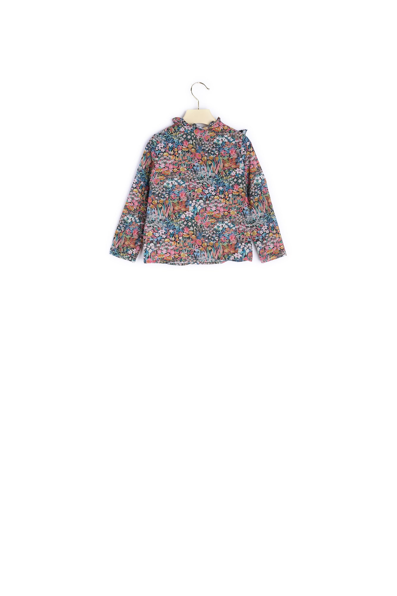 Blouse fille en tissu Liberty - Bonpoint vintage