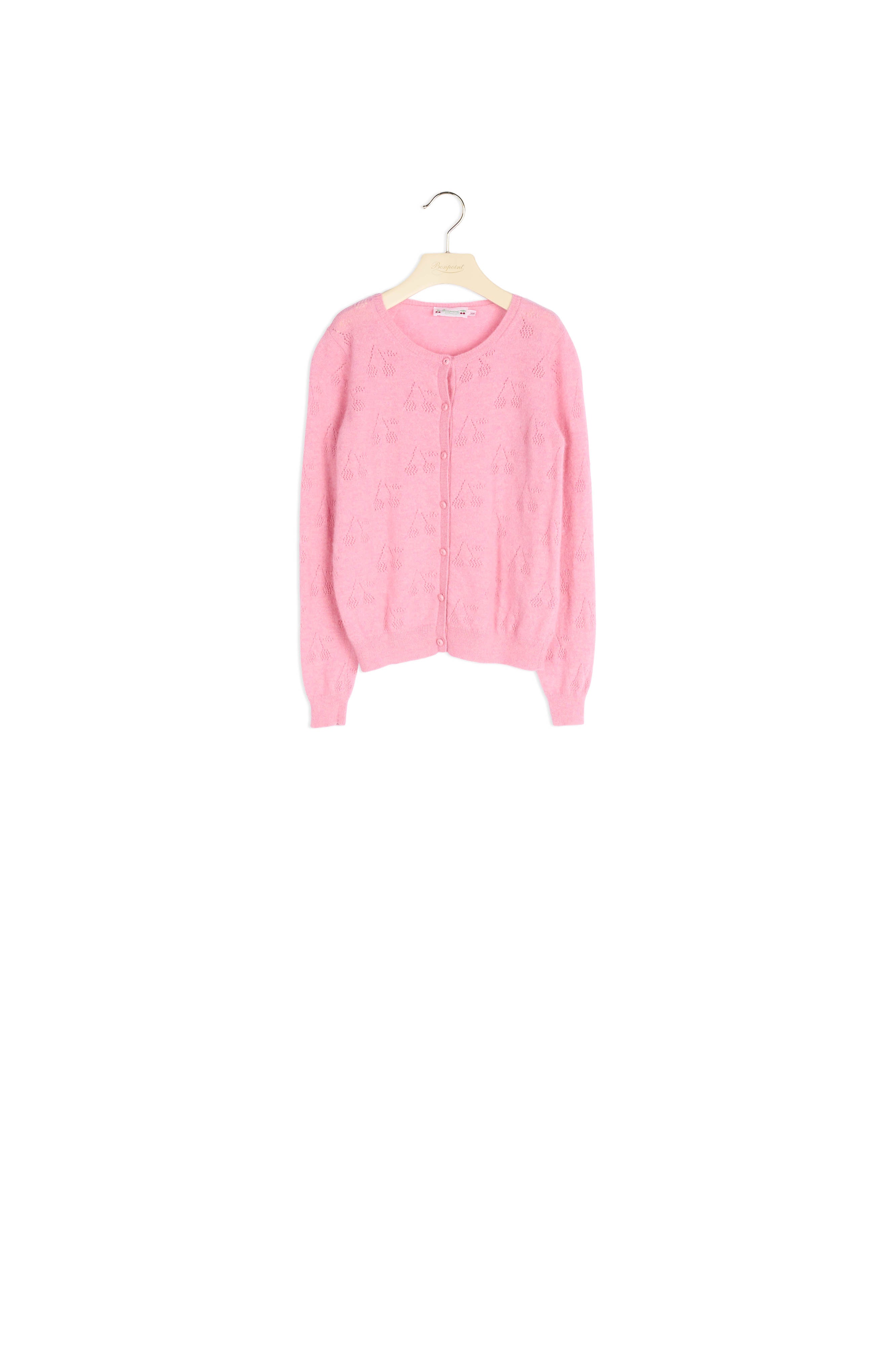Cardigan avec broderie - Bonpoint vintage