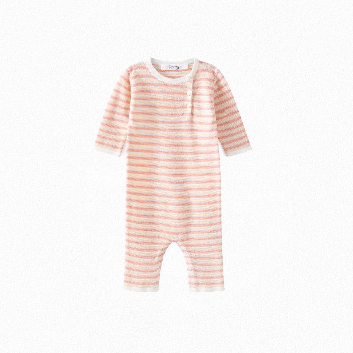 Combinaison en coton rayé - Bonpoint vintage