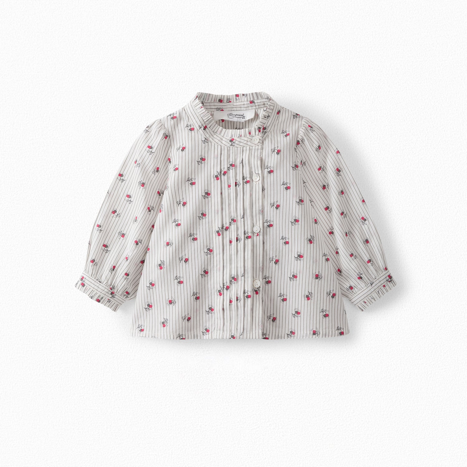 Chemisier imprimé asymétrique bébé - Bonpoint vintage