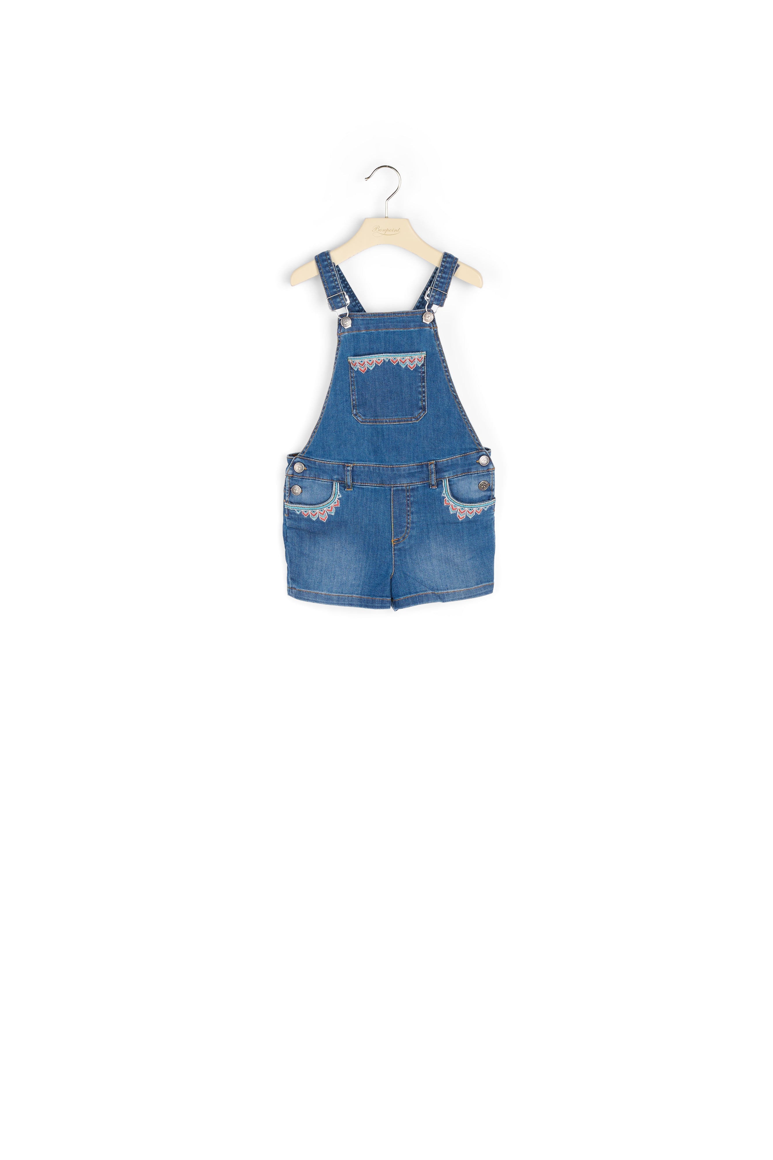 Salopette courte Saga - Bonpoint vintage