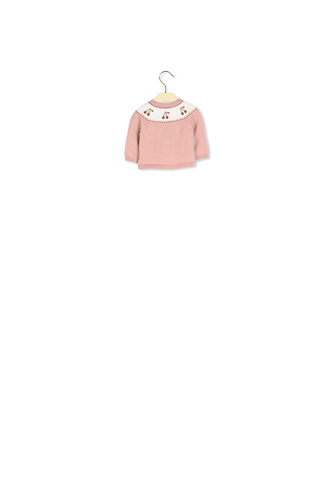 Cardigan empiècement rond - Bonpoint vintage